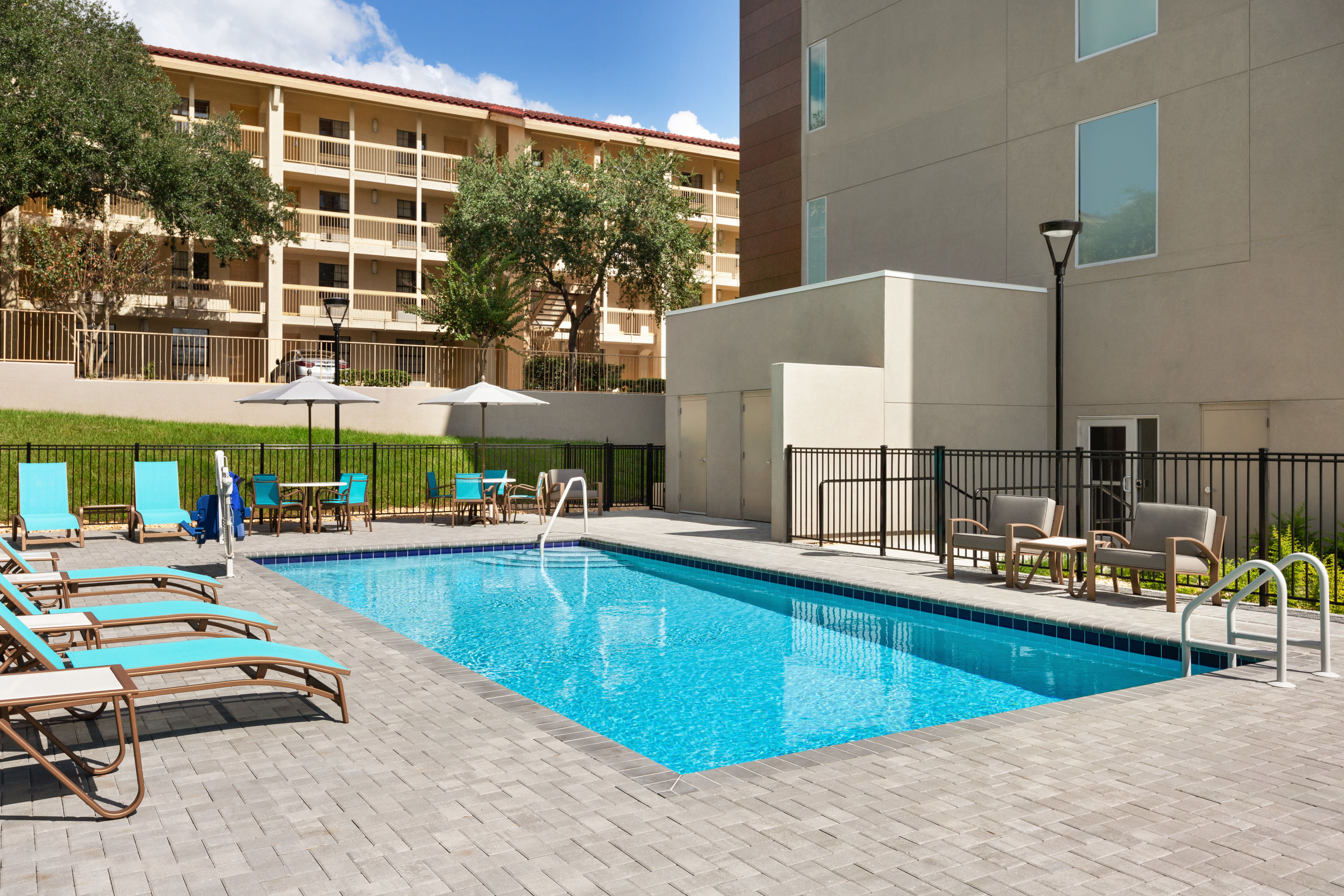 Family pool at the La Quinta by Wyndham Gainesville in Gainesville, Florida