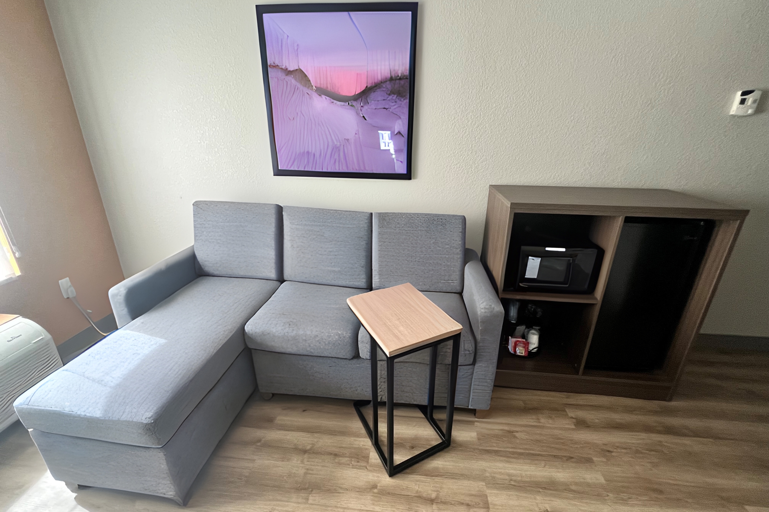 Guest room at the La Quinta Inn & Suites by Wyndham Jacksonville Butler Blvd in Jacksonville, Florida