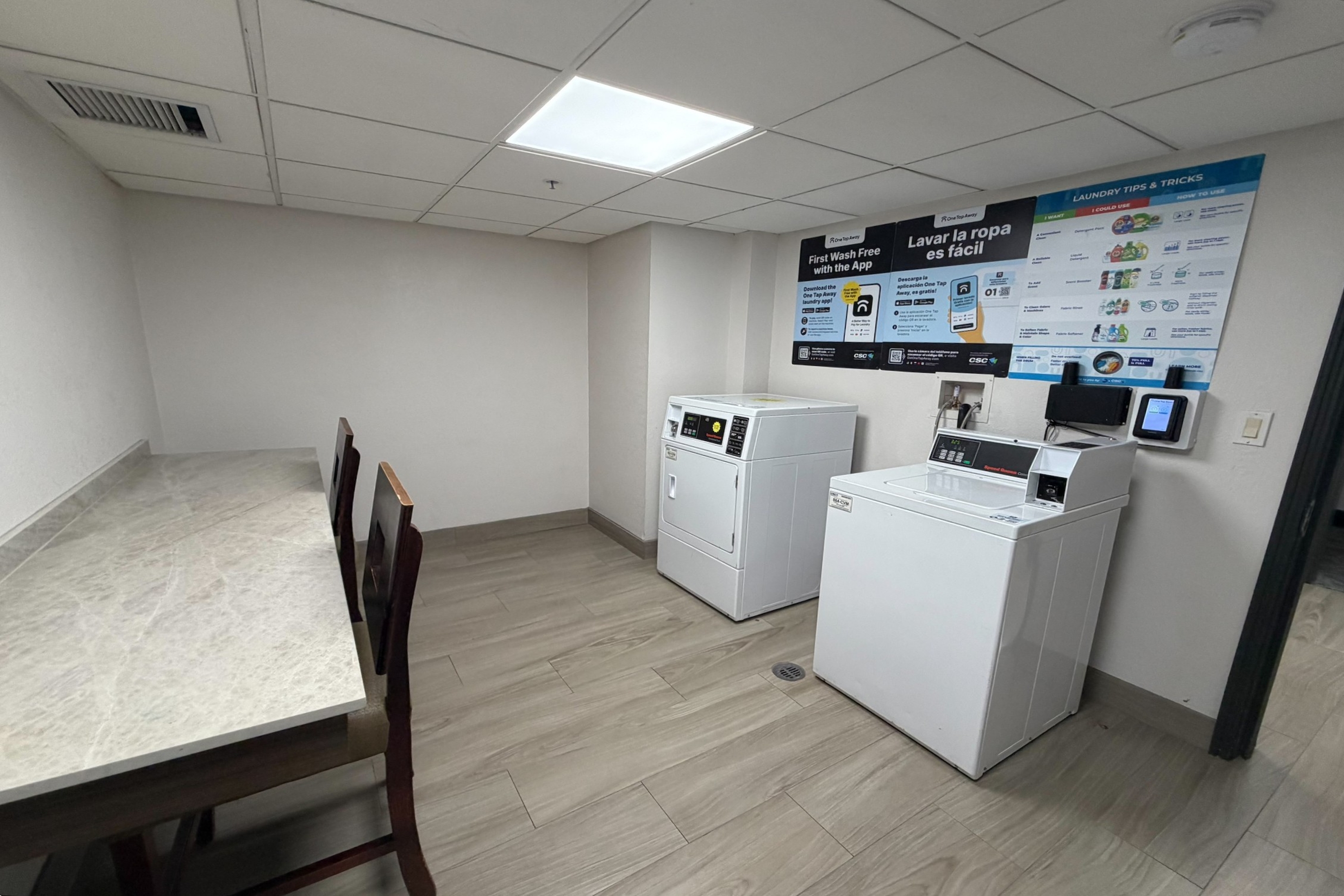 Laundry facilities at La Quinta Inn & Suites by Wyndham Jacksonville Butler Blvd in Jacksonville, Florida