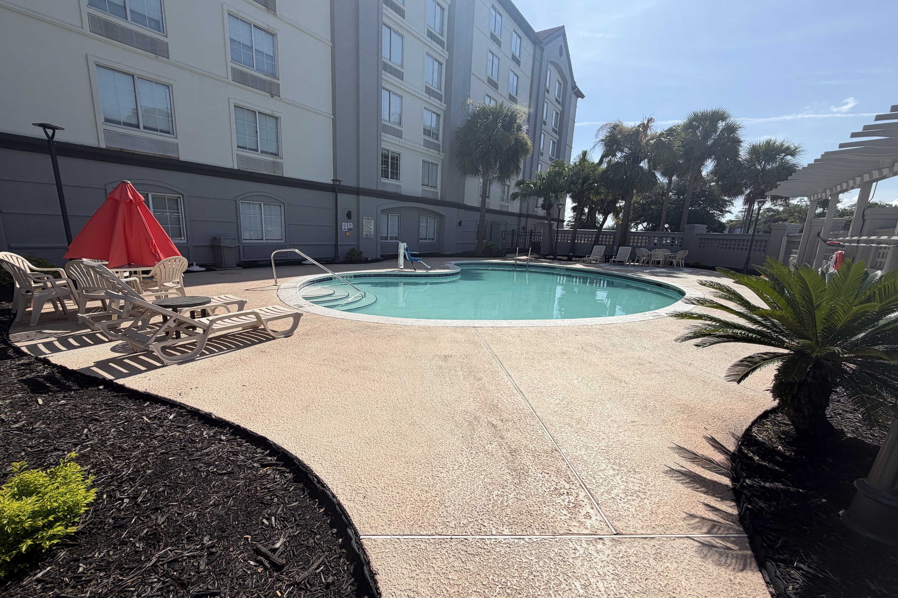 Pool at the La Quinta Inn & Suites by Wyndham Jacksonville Butler Blvd in Jacksonville, Florida