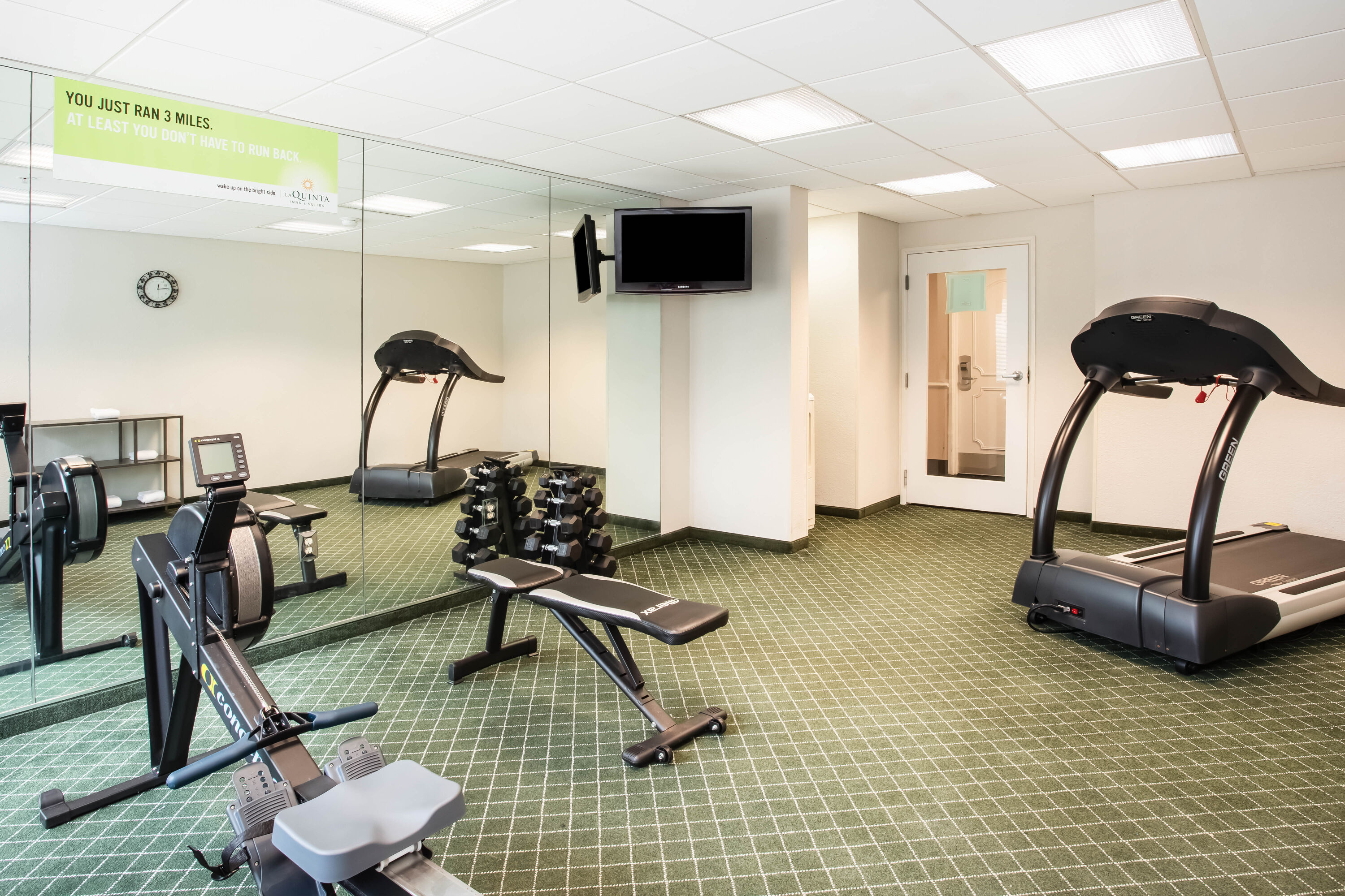 Fitness room at La Quinta Inn & Suites by Wyndham Melbourne Viera in Melbourne, Florida