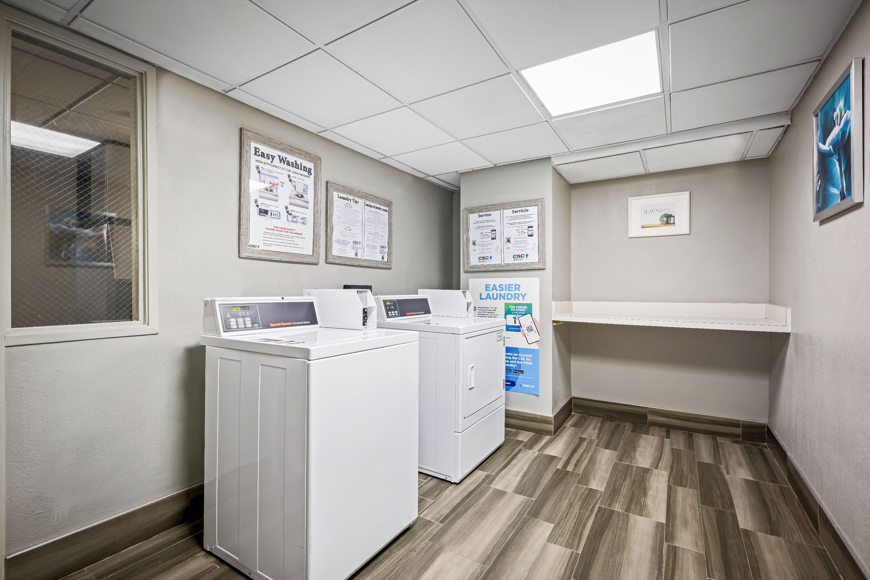Laundry facilities at La Quinta Inn & Suites by Wyndham Miami Airport West in Miami, Florida