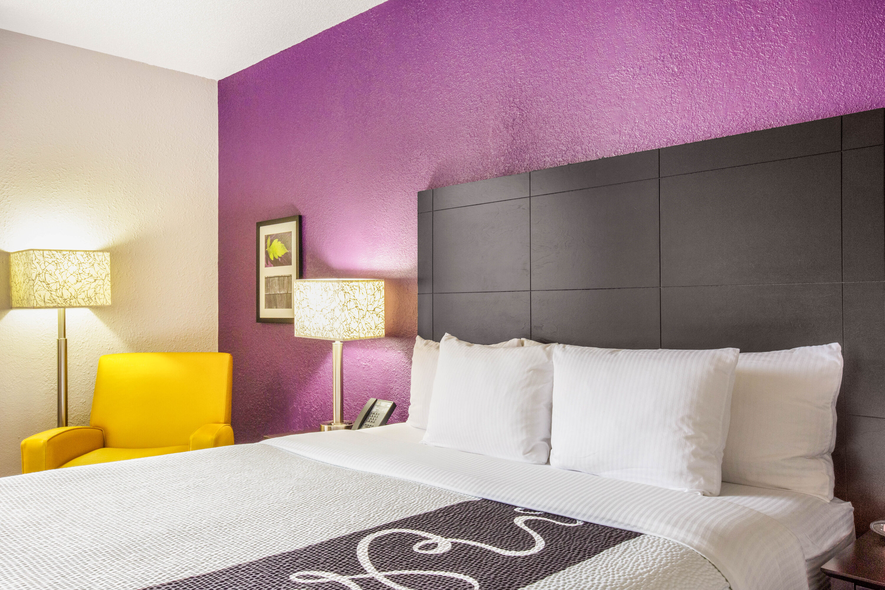 Guest room at the La Quinta Inn & Suites by Wyndham Miami Lakes in Miami, Florida