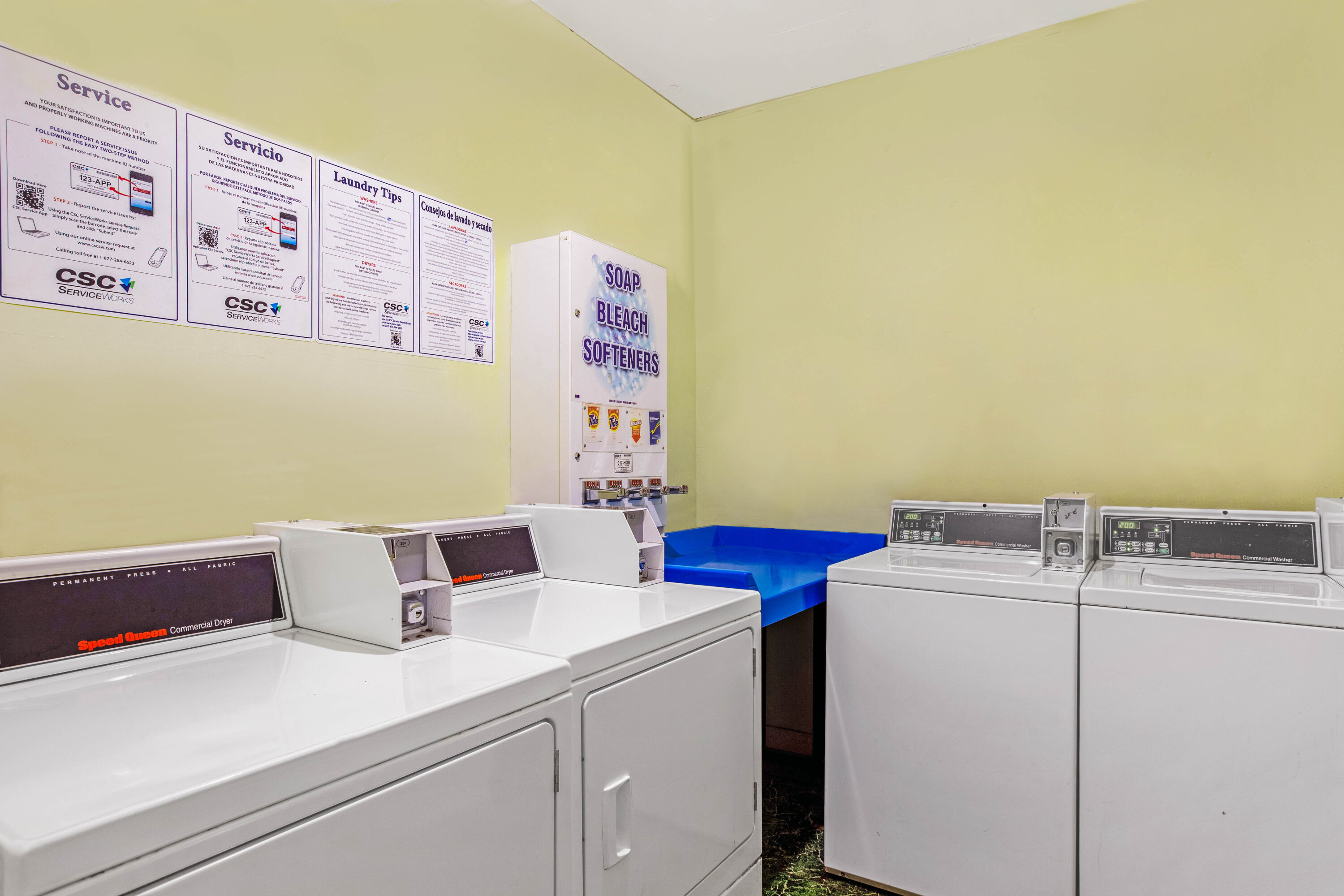 Laundry facilities at La Quinta Inn & Suites by Wyndham Miami Lakes in Miami, Florida