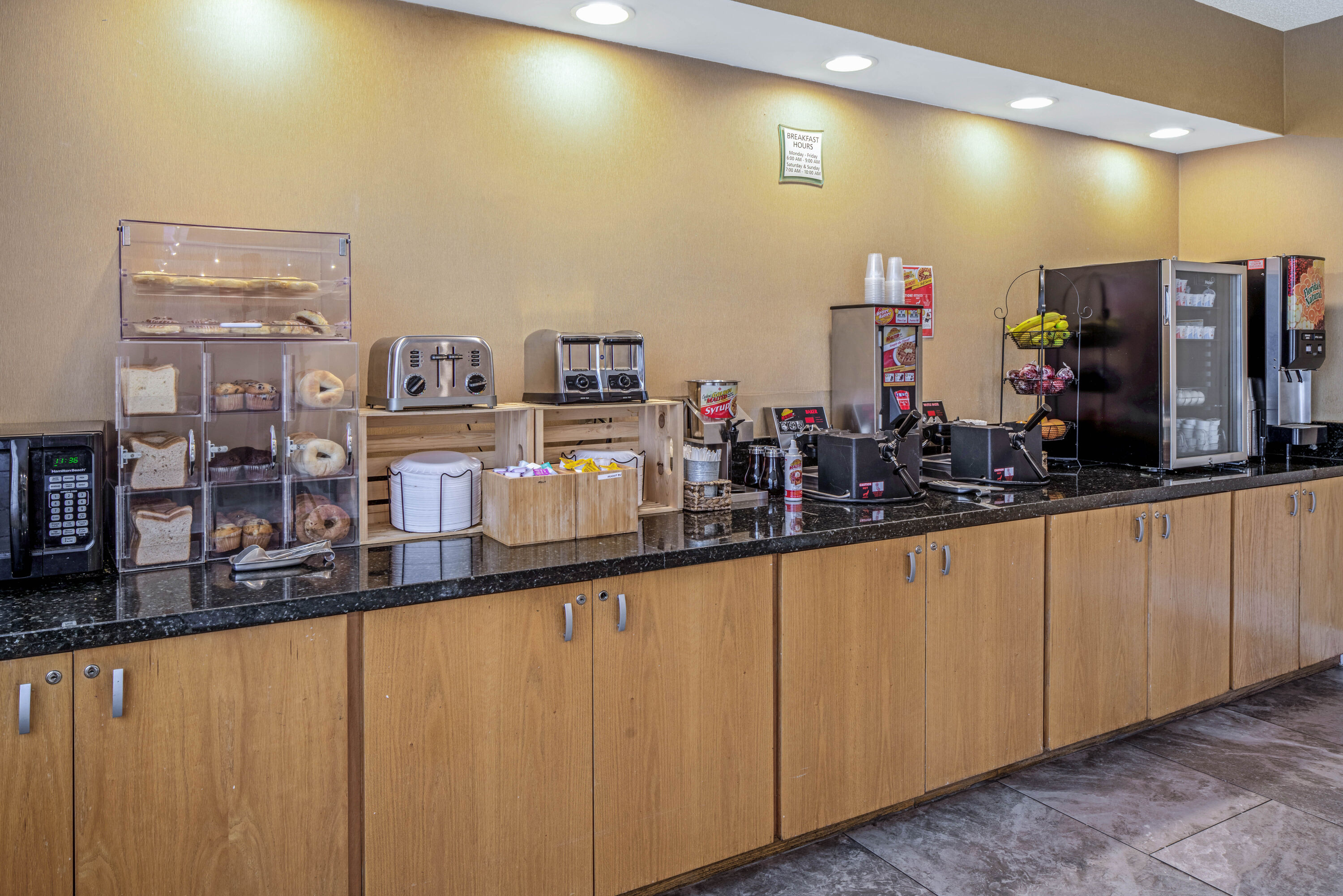 Free breakfast at La Quinta Inn & Suites by Wyndham Naples Downtown in Naples, Florida