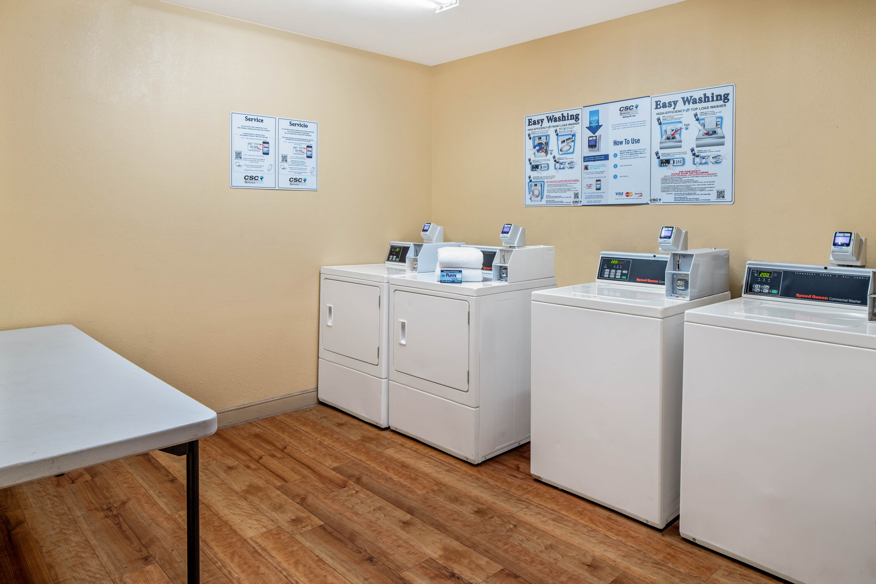 Laundry facilities at La Quinta Inn & Suites by Wyndham Naples Downtown in Naples, Florida