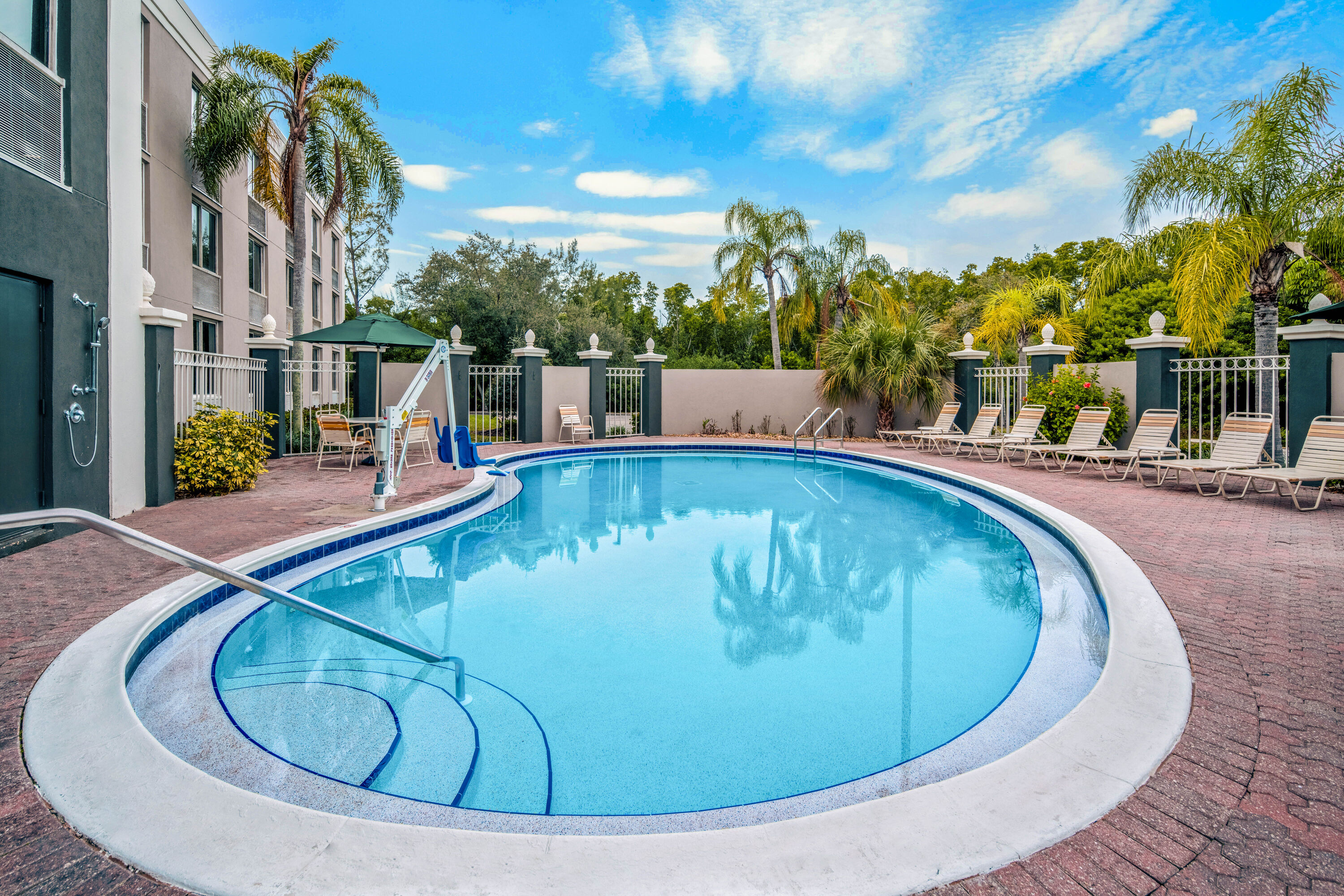 Pool at the La Quinta Inn & Suites by Wyndham Naples Downtown in Naples, Florida