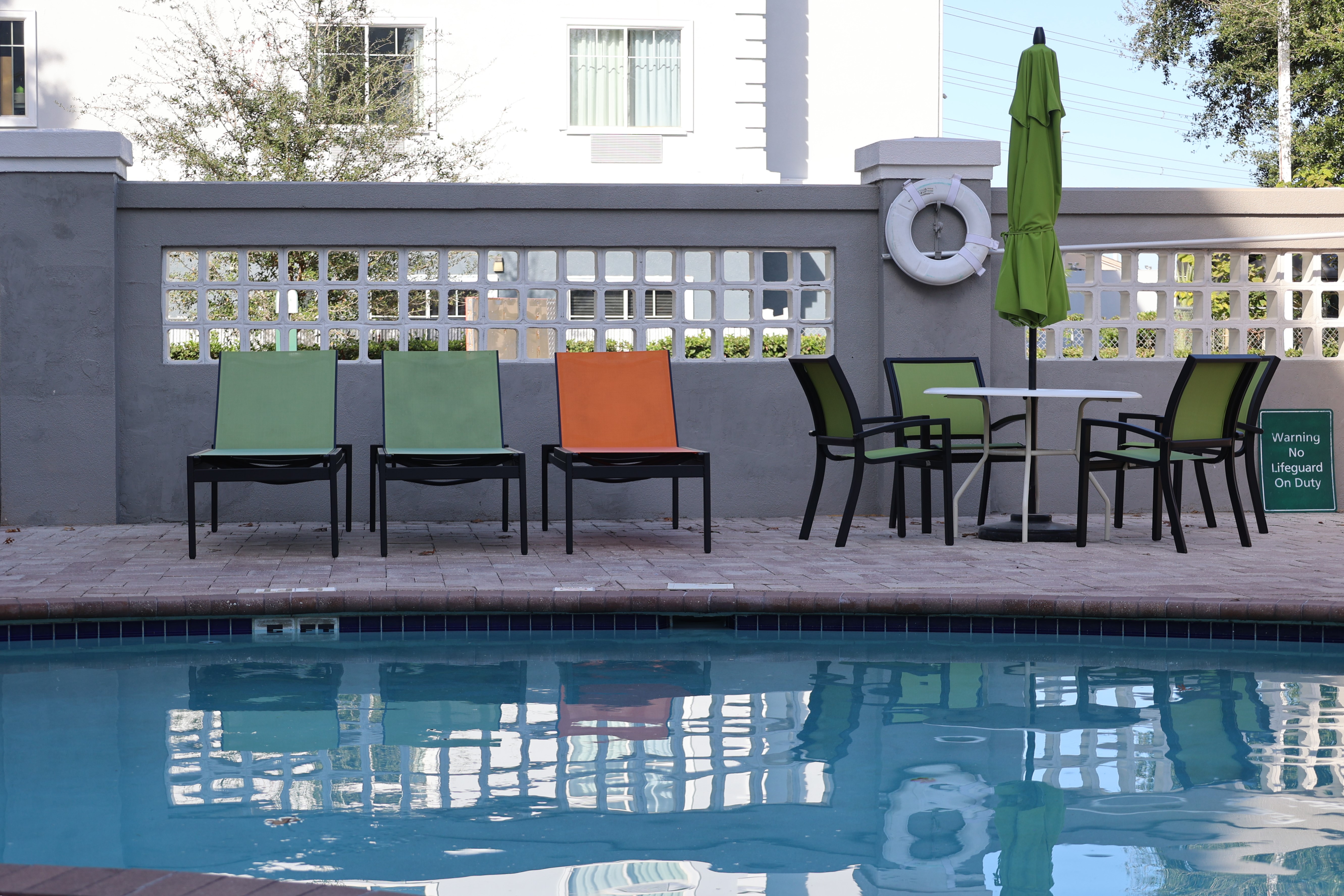 Pool at the La Quinta Inn & Suites by Wyndham Ocala in Ocala, Florida