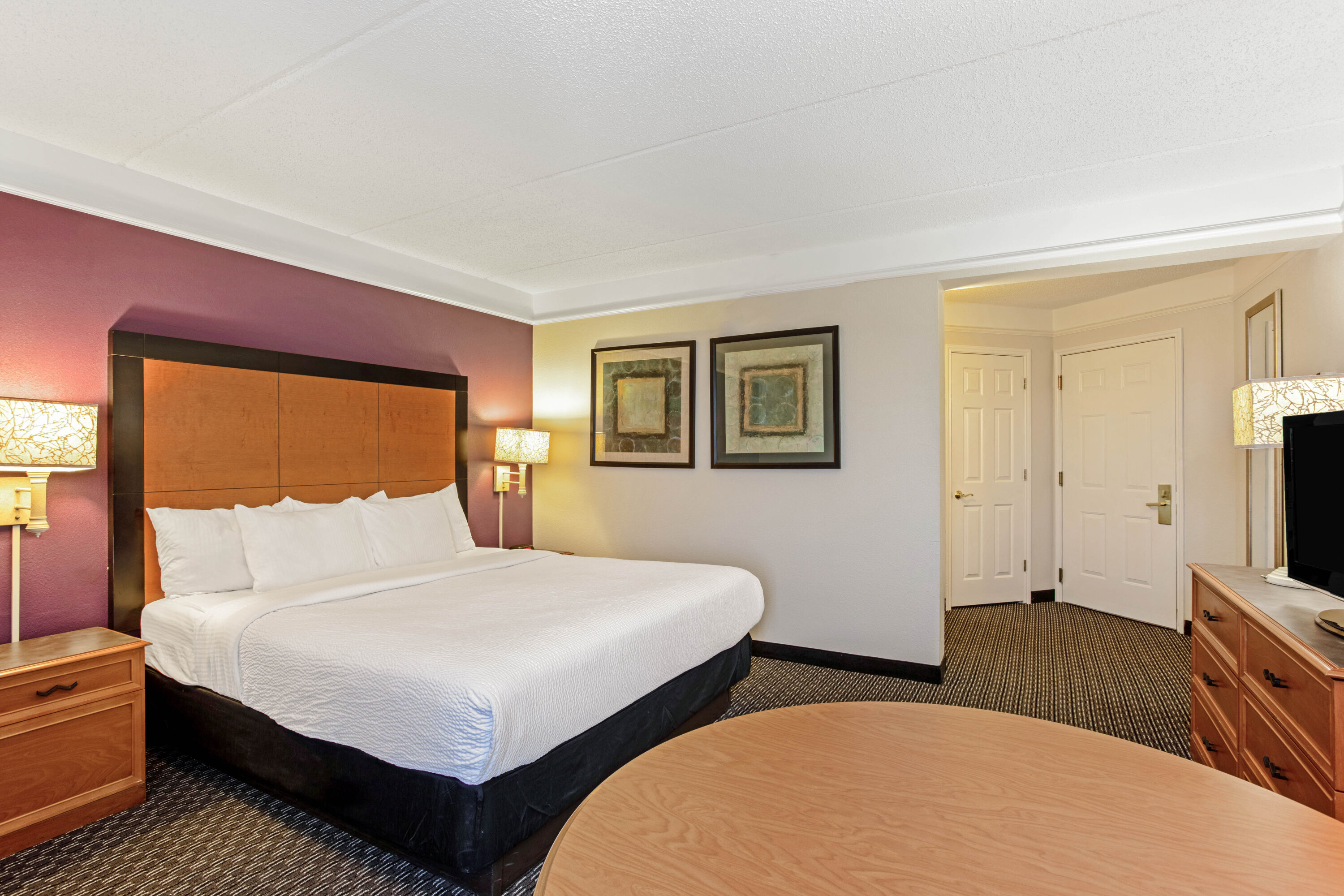 Guest room at the La Quinta Inn & Suites by Wyndham Orlando I Drive/Conv Ctr in Orlando, Florida