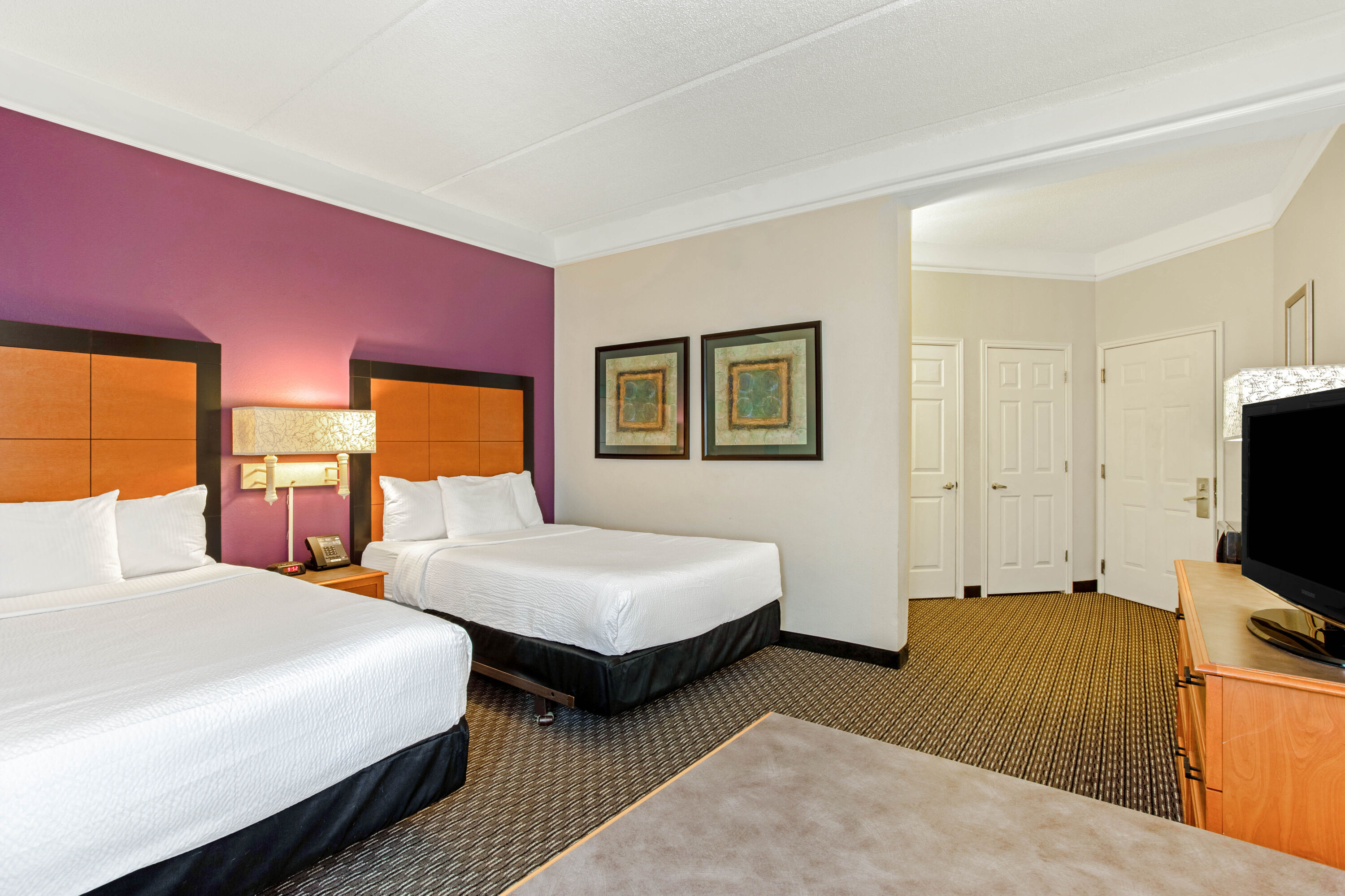 Guest room at the La Quinta Inn & Suites by Wyndham Orlando I Drive/Conv Ctr in Orlando, Florida