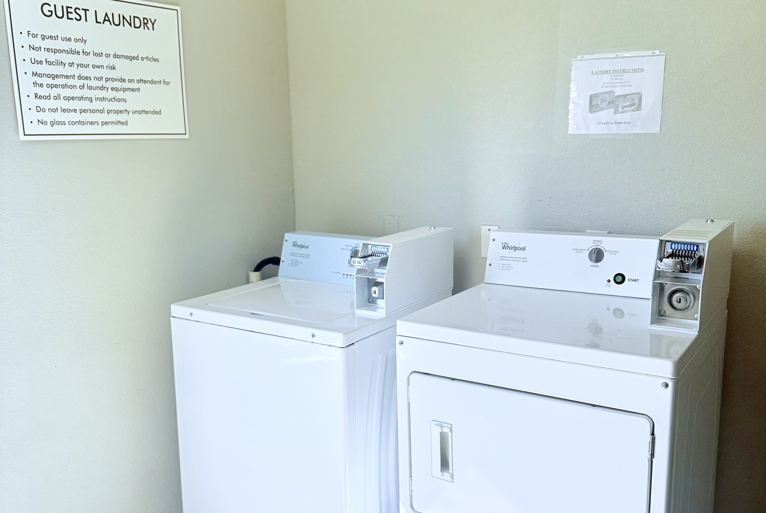 Laundry facilities at La Quinta Inn & Suites by Wyndham Orlando Universal area in Orlando, Florida