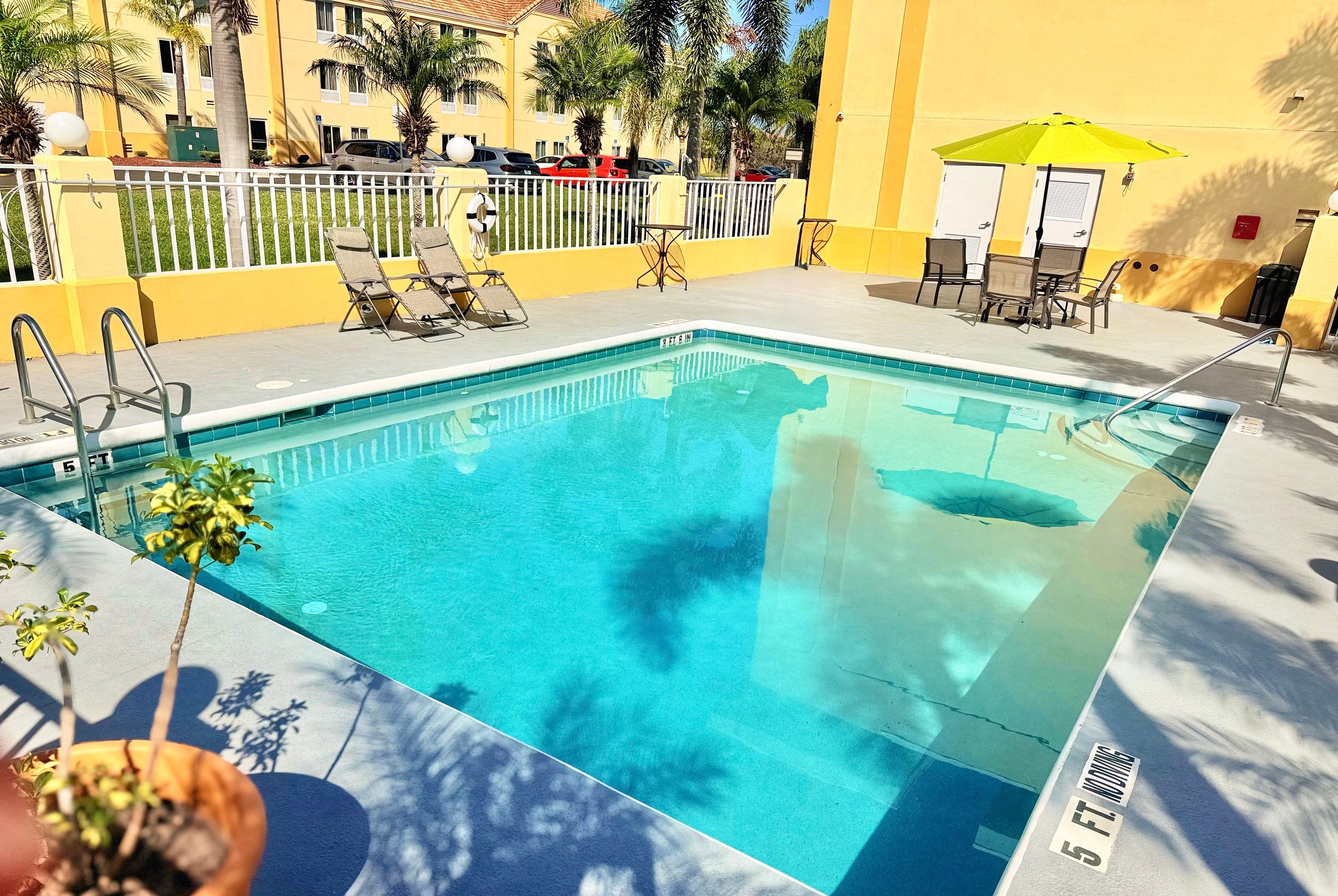 Pool at the La Quinta Inn & Suites by Wyndham Orlando Universal area in Orlando, Florida