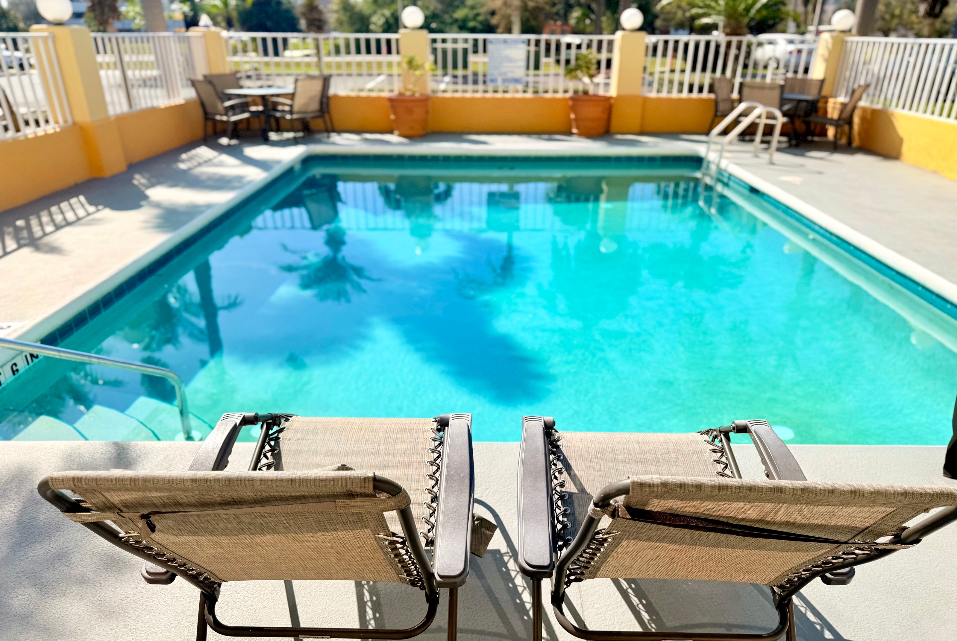Pool at the La Quinta Inn & Suites by Wyndham Orlando Universal area in Orlando, Florida