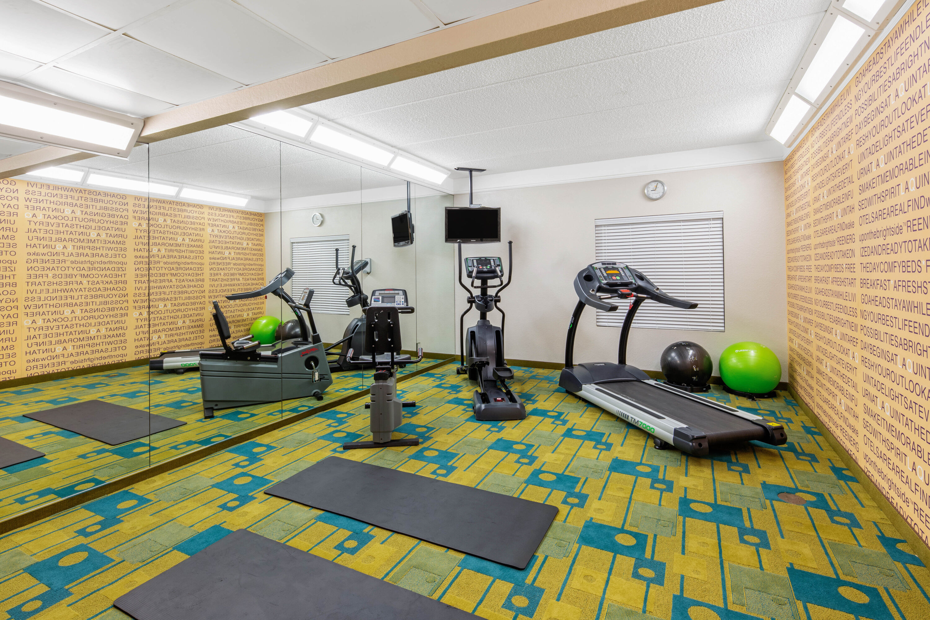 Fitness room at La Quinta Inn & Suites by Wyndham Ft. Lauderdale Plantation in Plantation, Florida