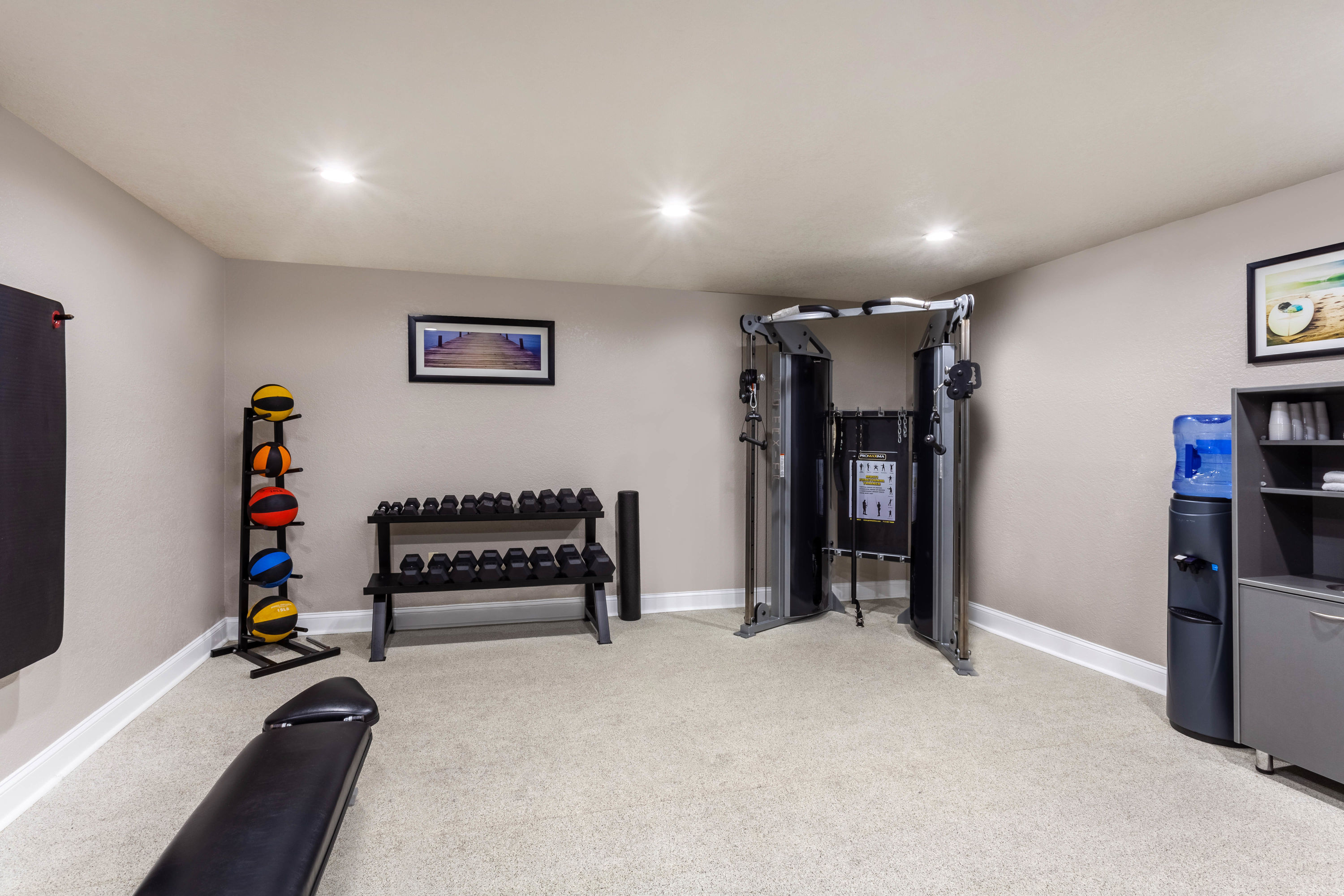 Fitness room at La Quinta Inn & Suites by Wyndham Port Orange / Daytona in Port Orange, Florida