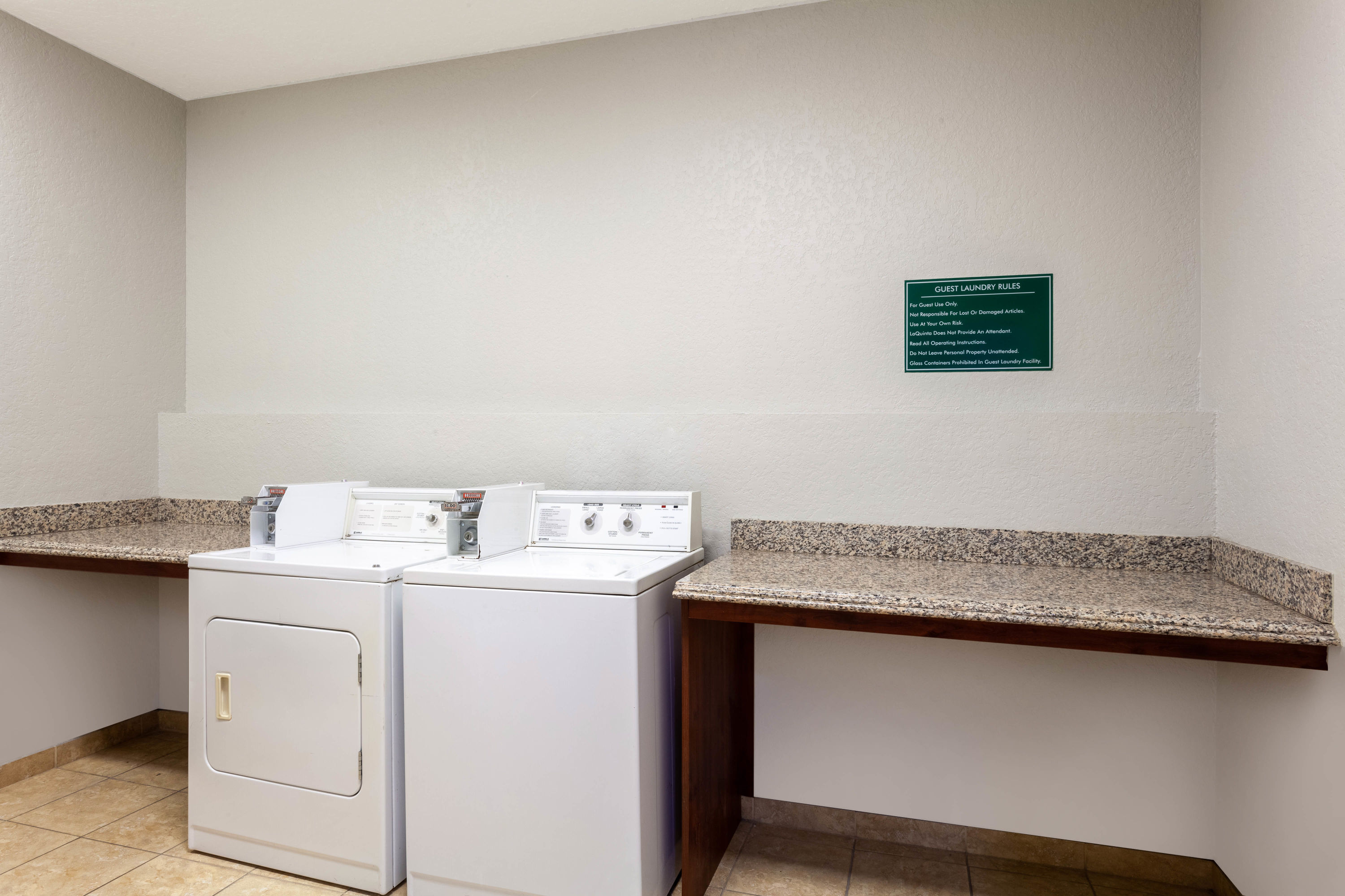 Laundry facilities at La Quinta Inn & Suites by Wyndham Port Orange / Daytona in Port Orange, Florida