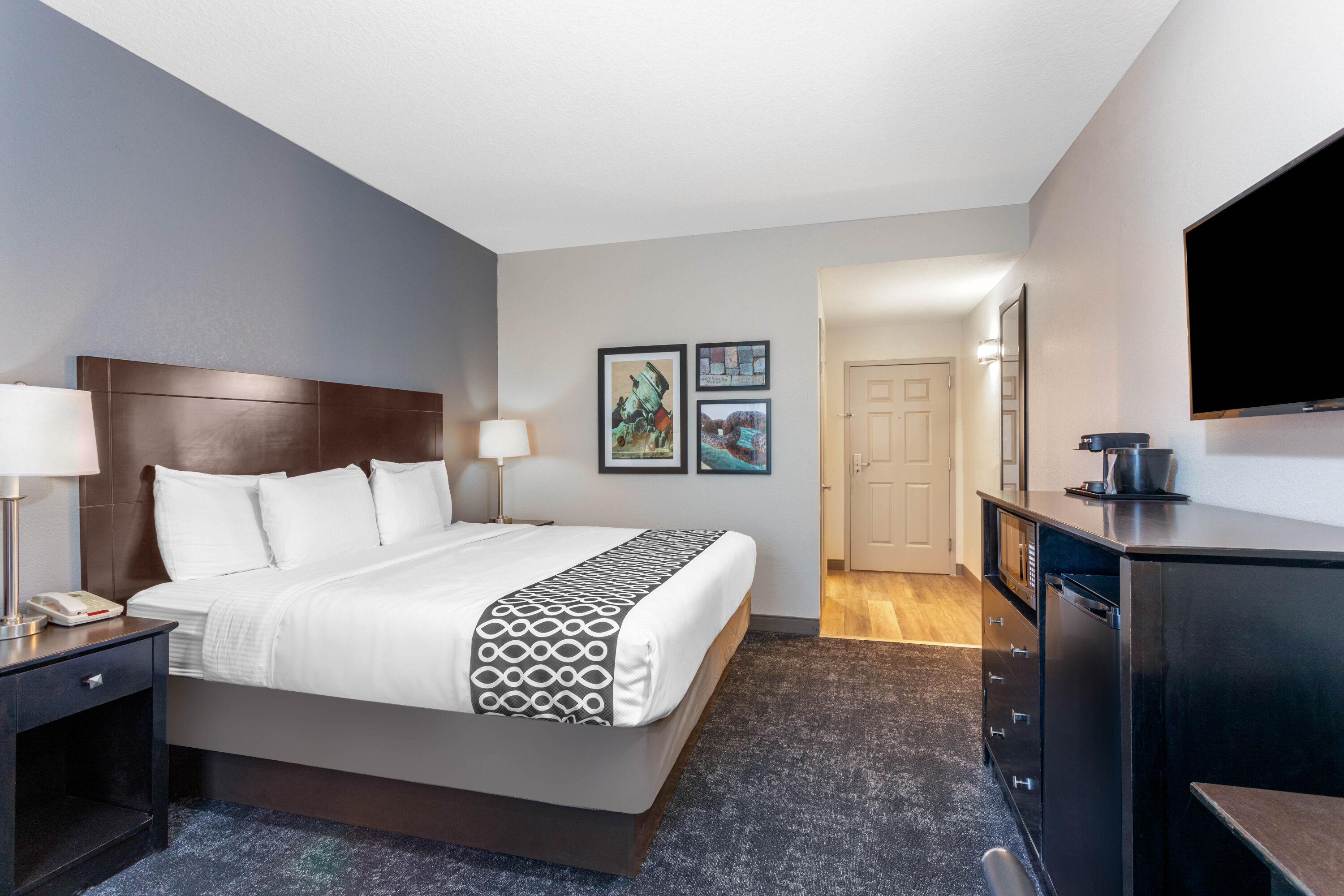 Guest room at the La Quinta Inn & Suites by Wyndham St. Augustine in St. Augustine, Florida