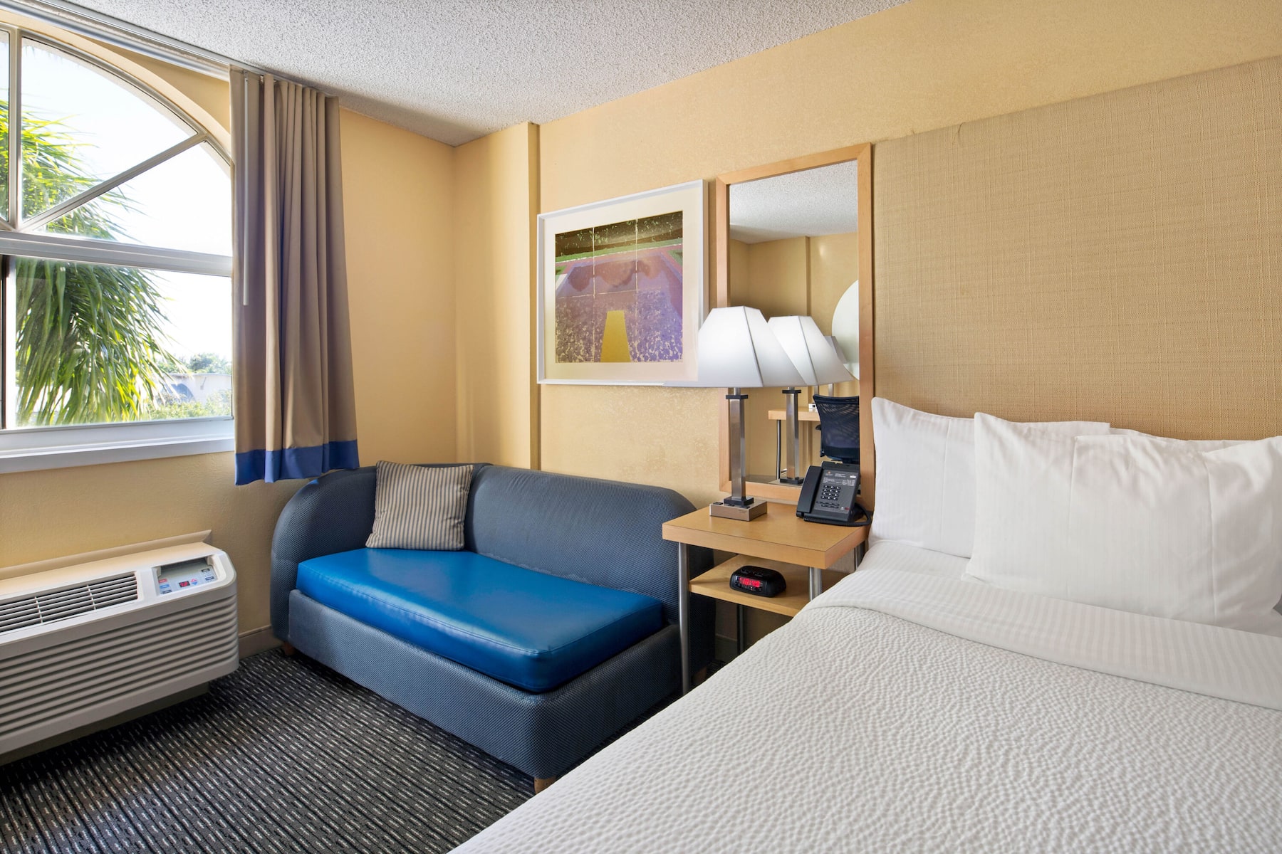 Guest room at the La Quinta Inn & Suites by Wyndham Sunrise in Sunrise, Florida