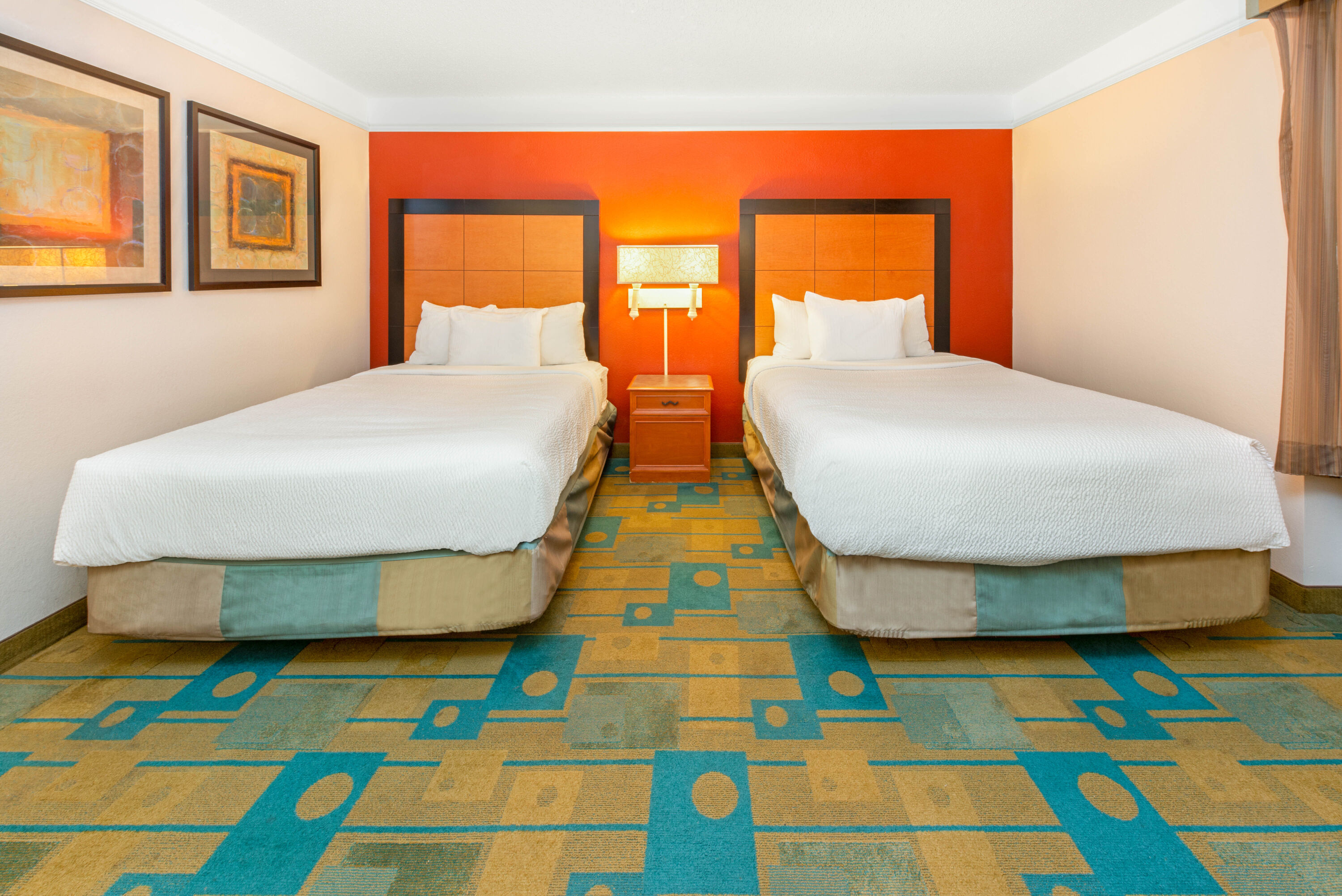 Guest room at the La Quinta Inn & Suites by Wyndham USF (Near Busch Gardens) in Tampa, Florida