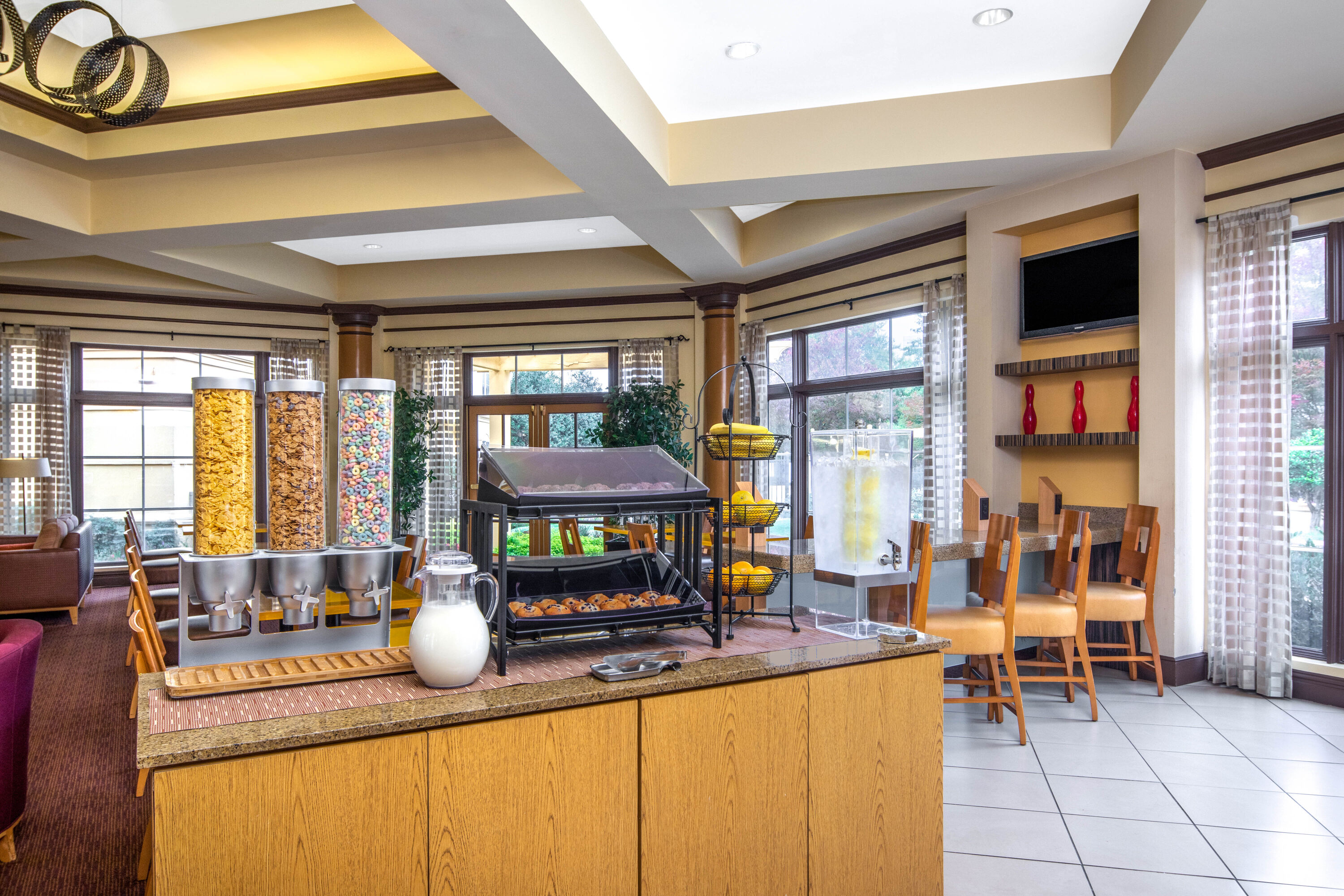 Free breakfast at La Quinta Inn & Suites by Wyndham Atlanta Ballpark/Galleria in Atlanta, Georgia