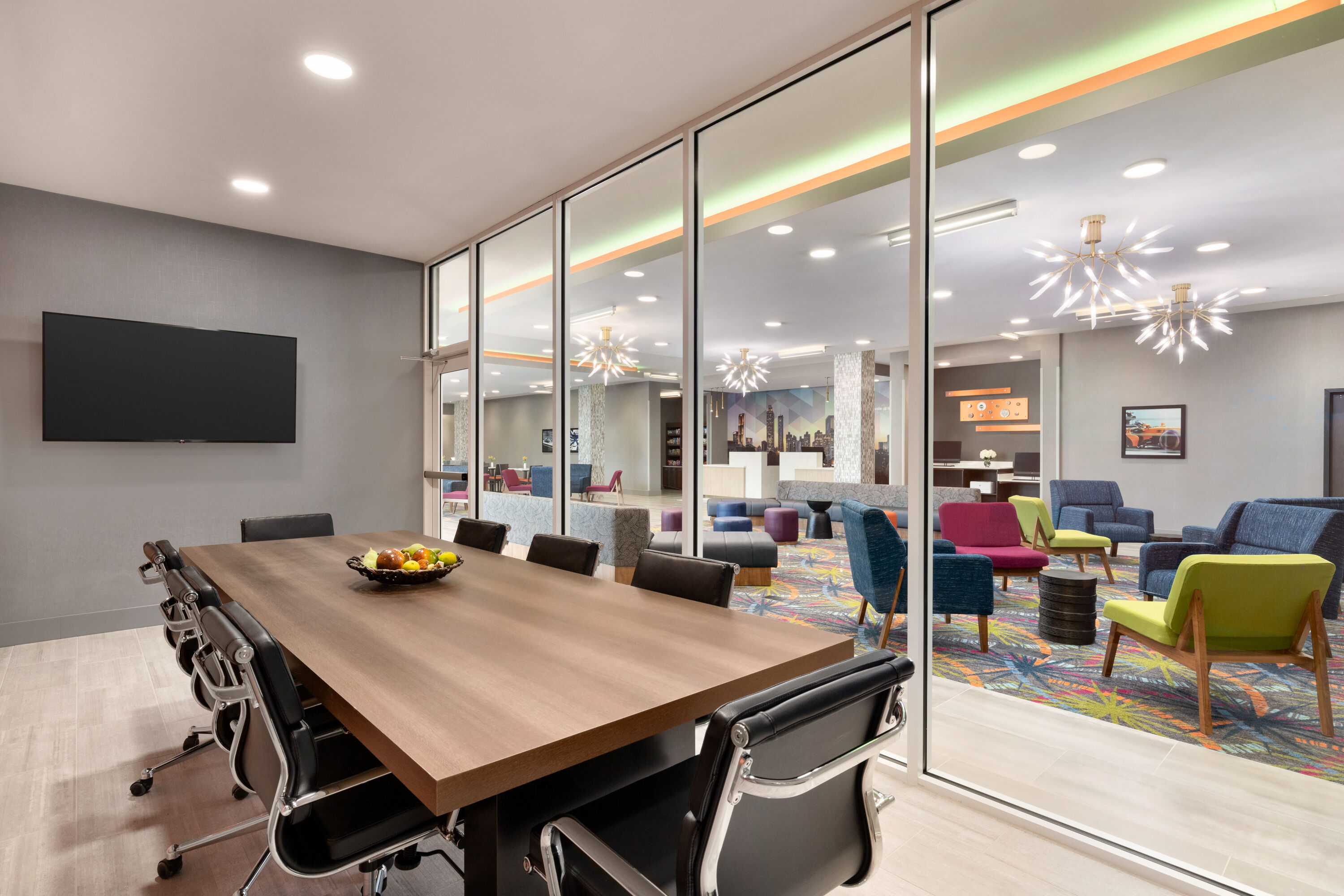 Meeting room at La Quinta Inn & Suites by Wyndham Braselton in Braselton, Georgia