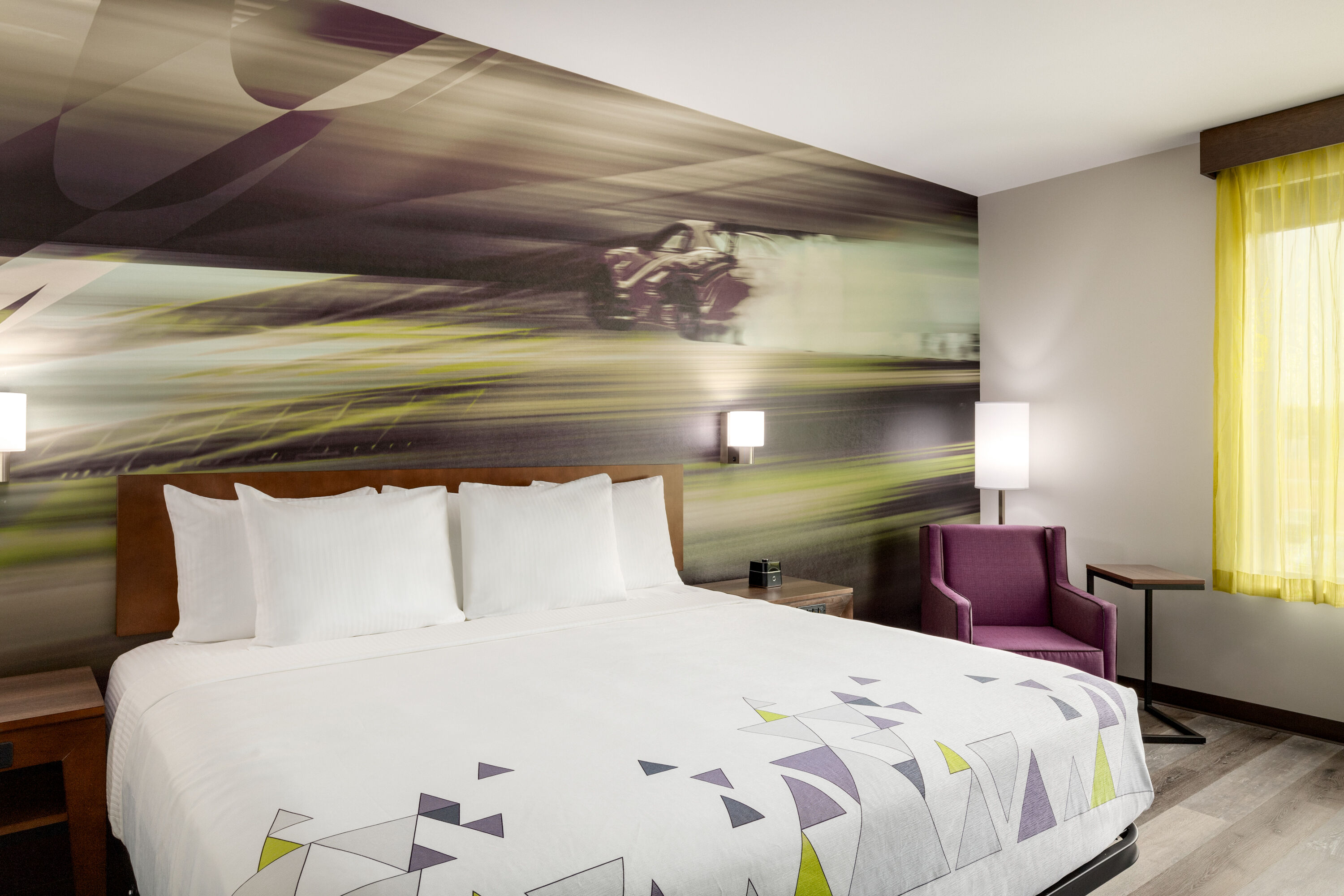 Guest room at the La Quinta Inn & Suites by Wyndham Braselton in Braselton, Georgia