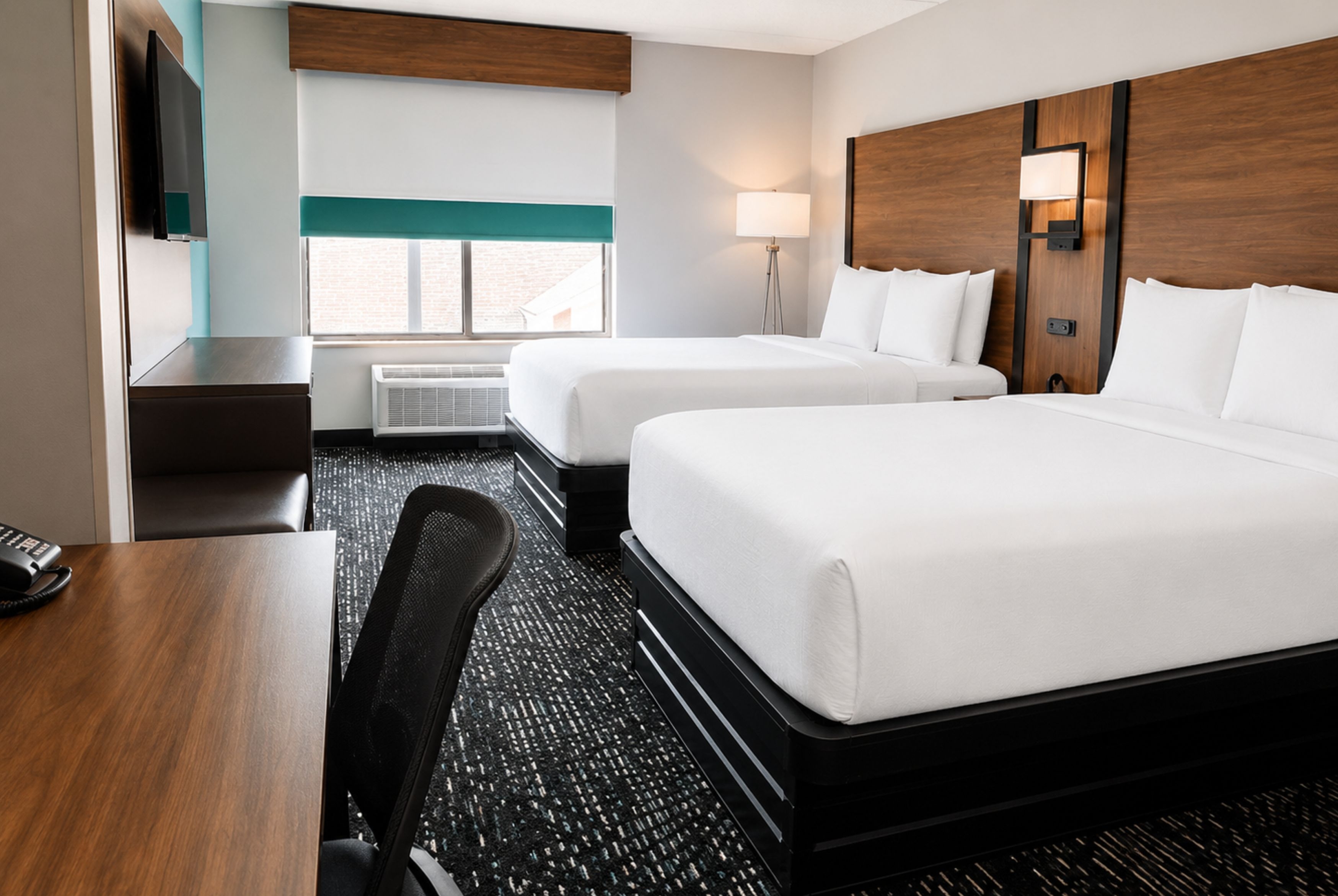 Guest room at the La Quinta Inn & Suites by Wyndham Duluth/Atlanta in Duluth, Georgia