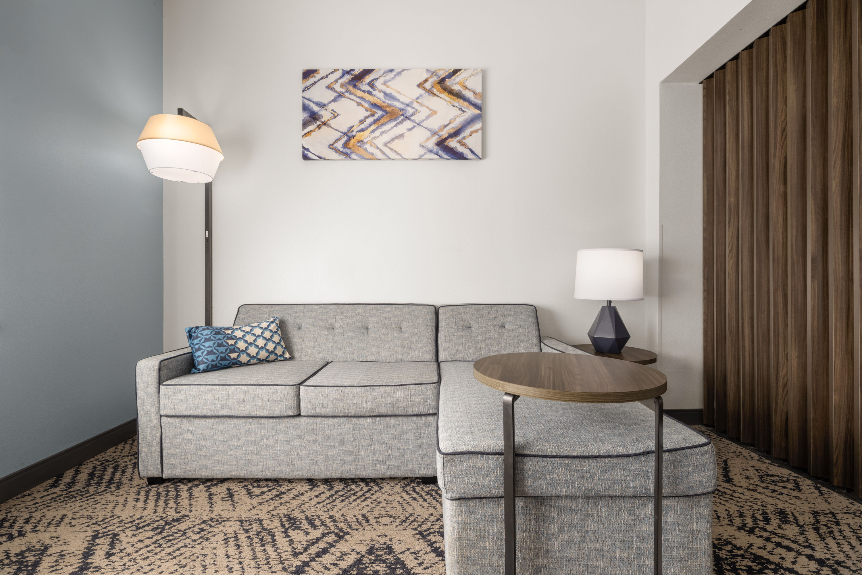 Guest room at the La Quinta Inn & Suites by Wyndham Savannah Airport - Pooler in Pooler, Georgia