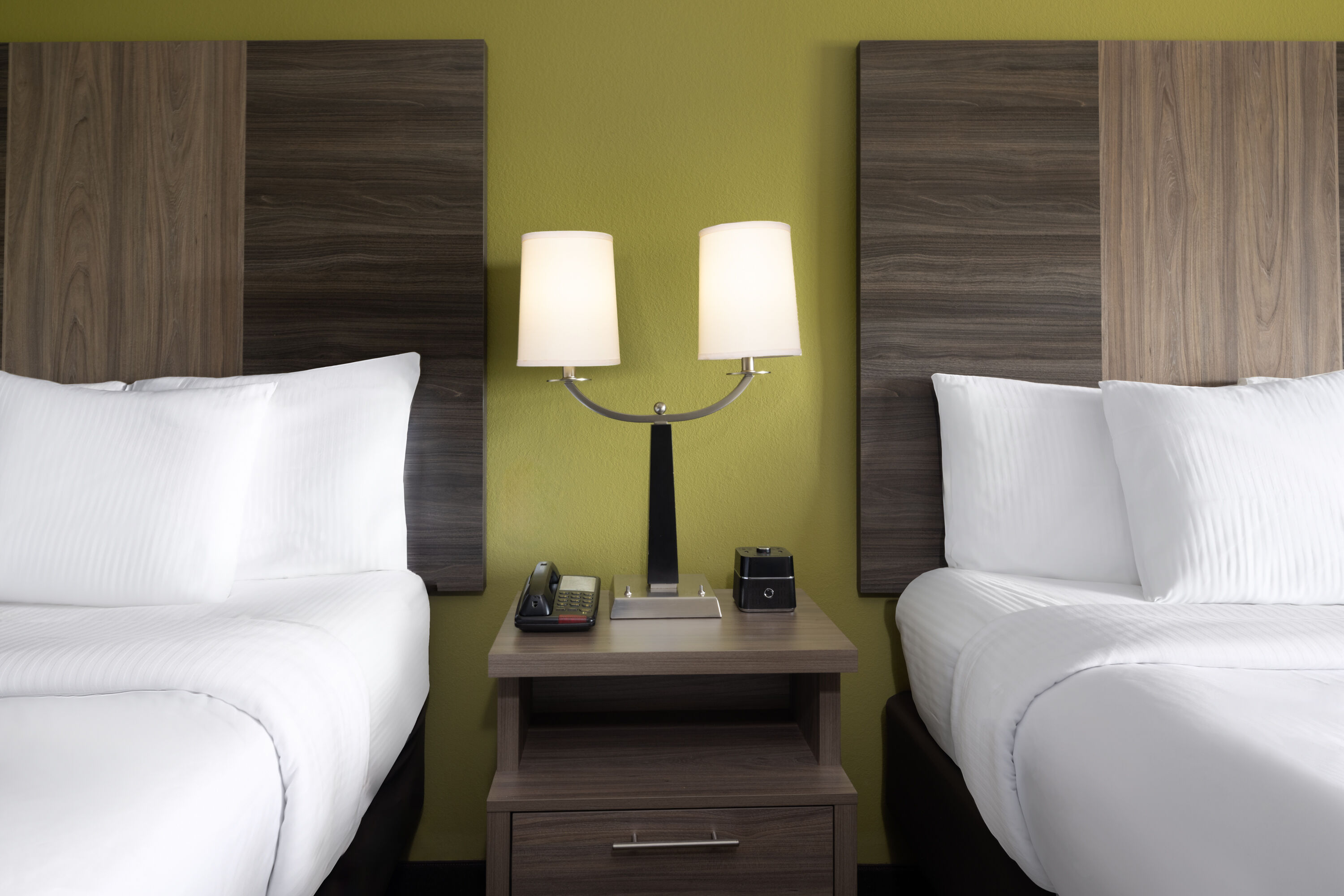 Guest room at the La Quinta Inn & Suites by Wyndham Atlanta Stockbridge in Stockbridge, Georgia