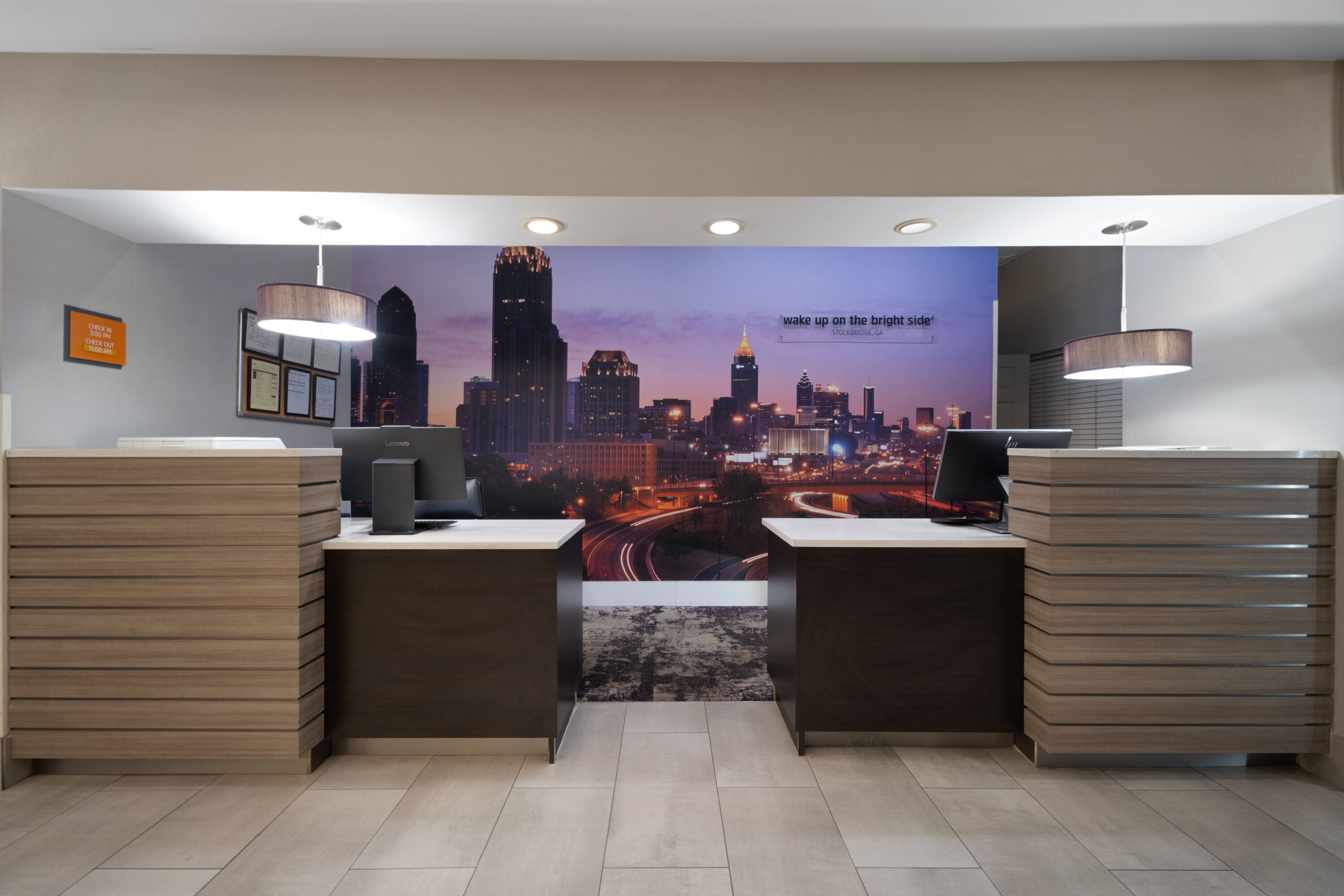 La Quinta Inn & Suites by Wyndham Atlanta Stockbridge reception in Stockbridge, Georgia