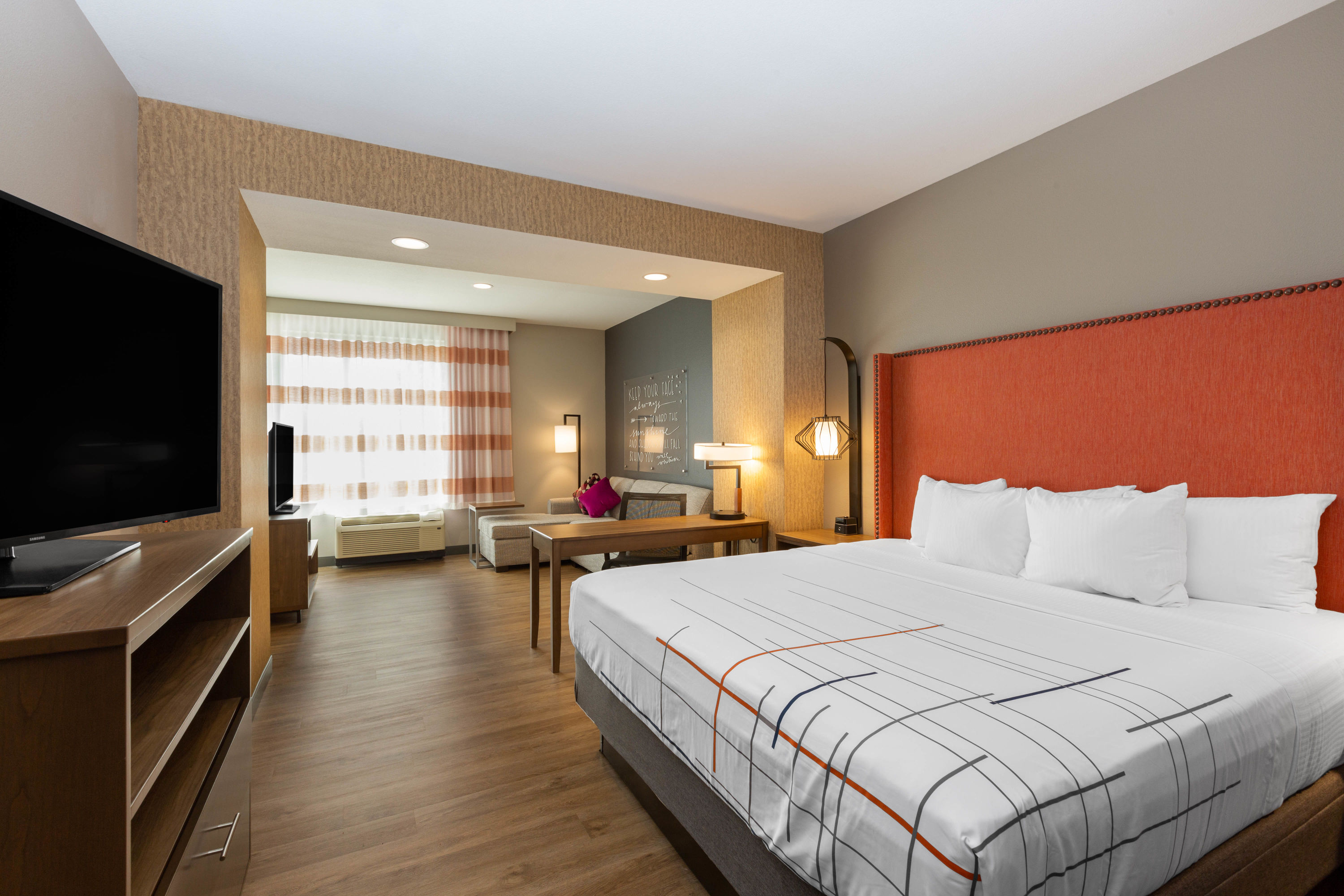 Guest room at the La Quinta by Wyndham Altoona Des Moines in Altoona, Iowa