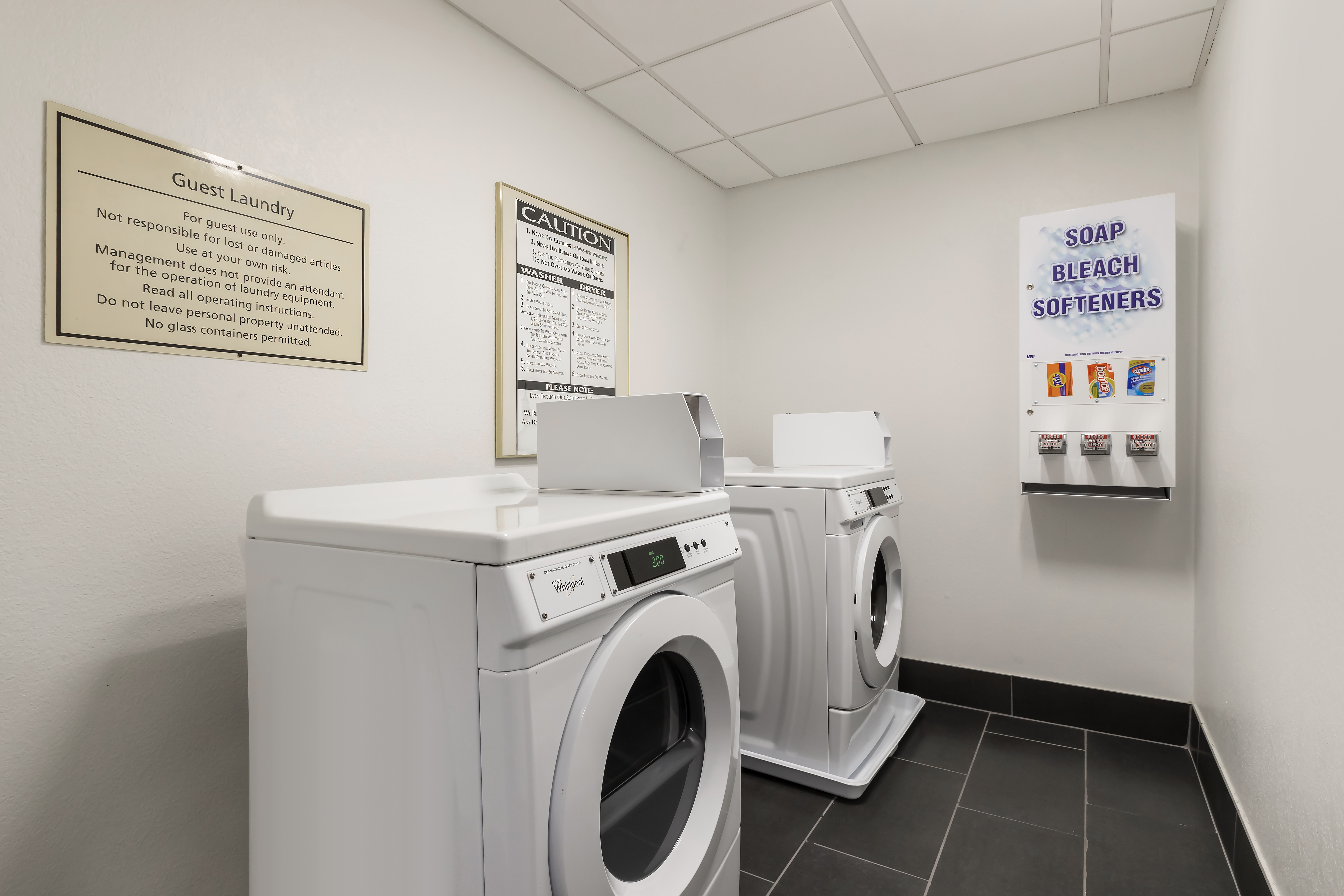 Laundry facilities at La Quinta Inn & Suites by Wyndham Des Moines West Clive in Clive, Iowa
