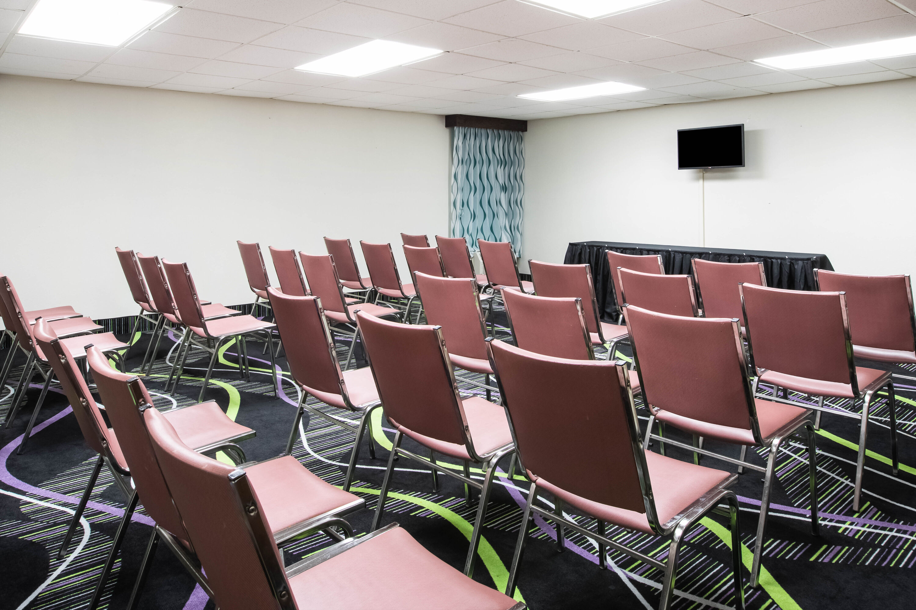 Meeting room at La Quinta Inn by Wyndham Davenport & Conference Center in Davenport, Iowa