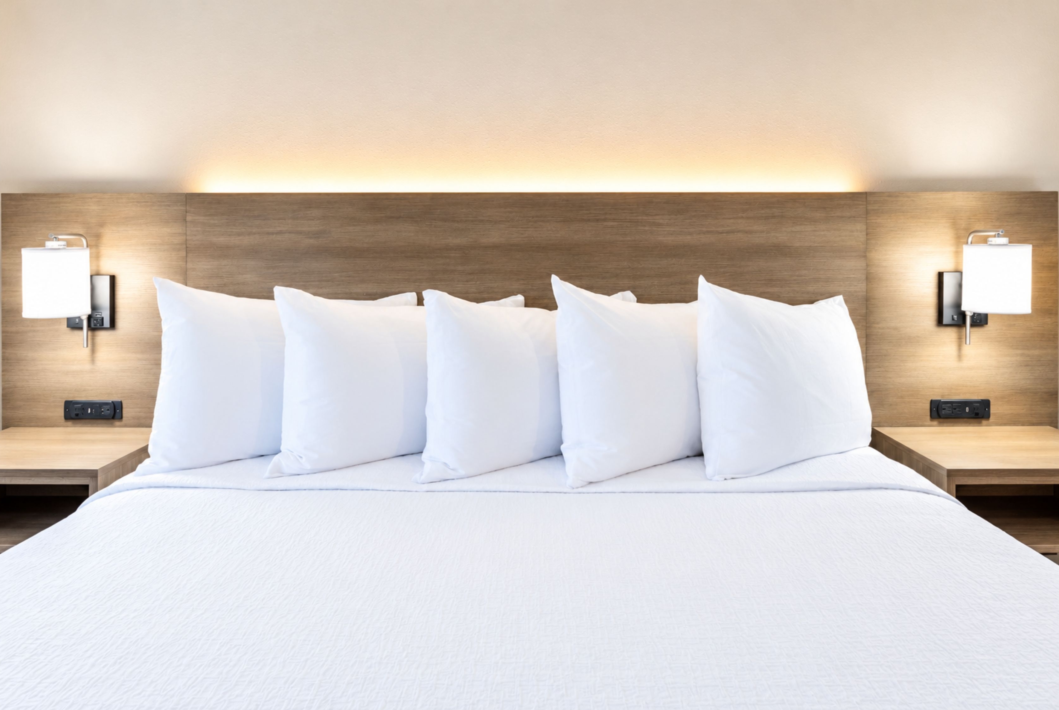 Guest room at the La Quinta Inn & Suites by Wyndham Johnston in Johnston, Iowa