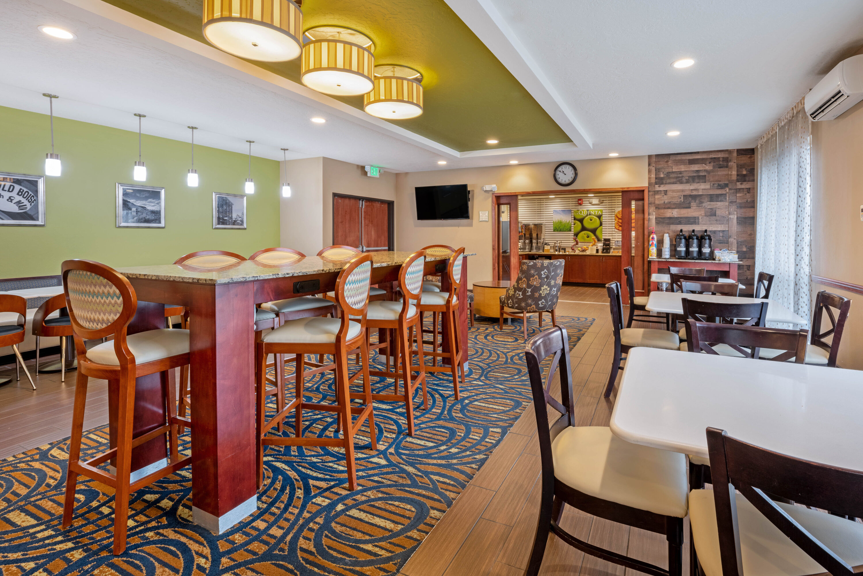 Free breakfast at La Quinta Inn & Suites by Wyndham Boise Airport in Boise, Idaho