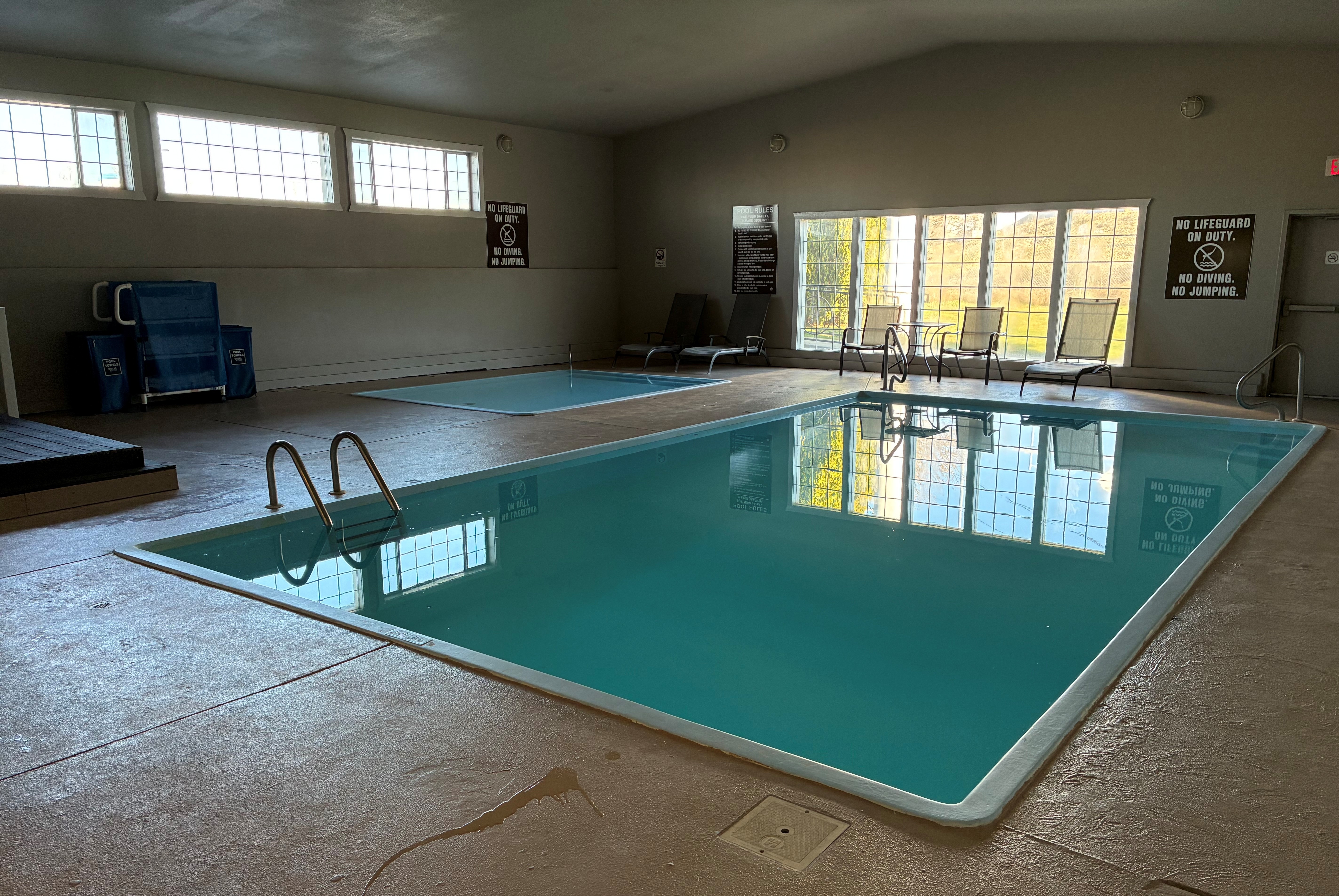 Indoor pool at the La Quinta Inn by Wyndham Caldwell in Caldwell, Idaho