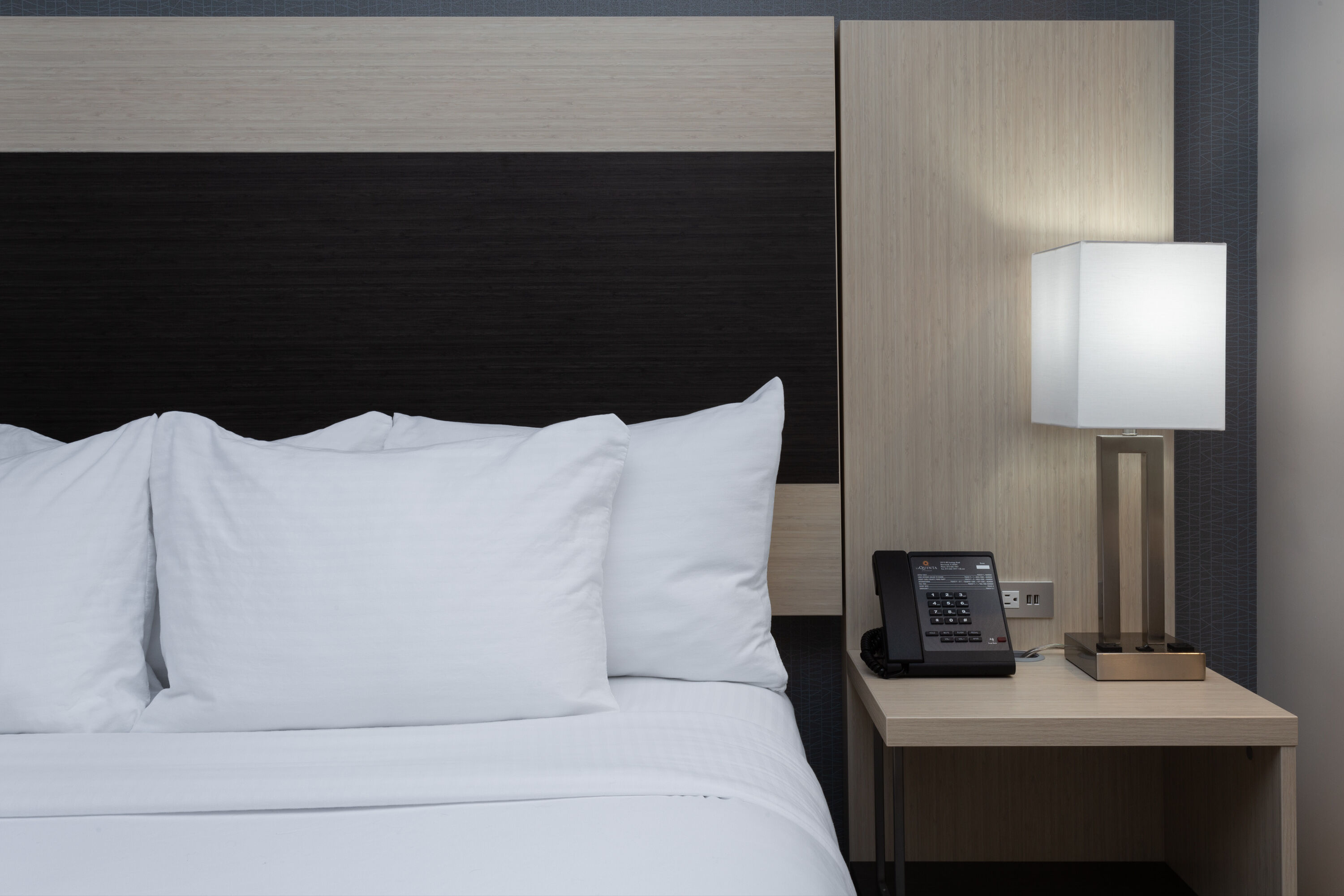 Guest room at the La Quinta Inn & Suites by Wyndham Shorewood in Shorewood, Illinois