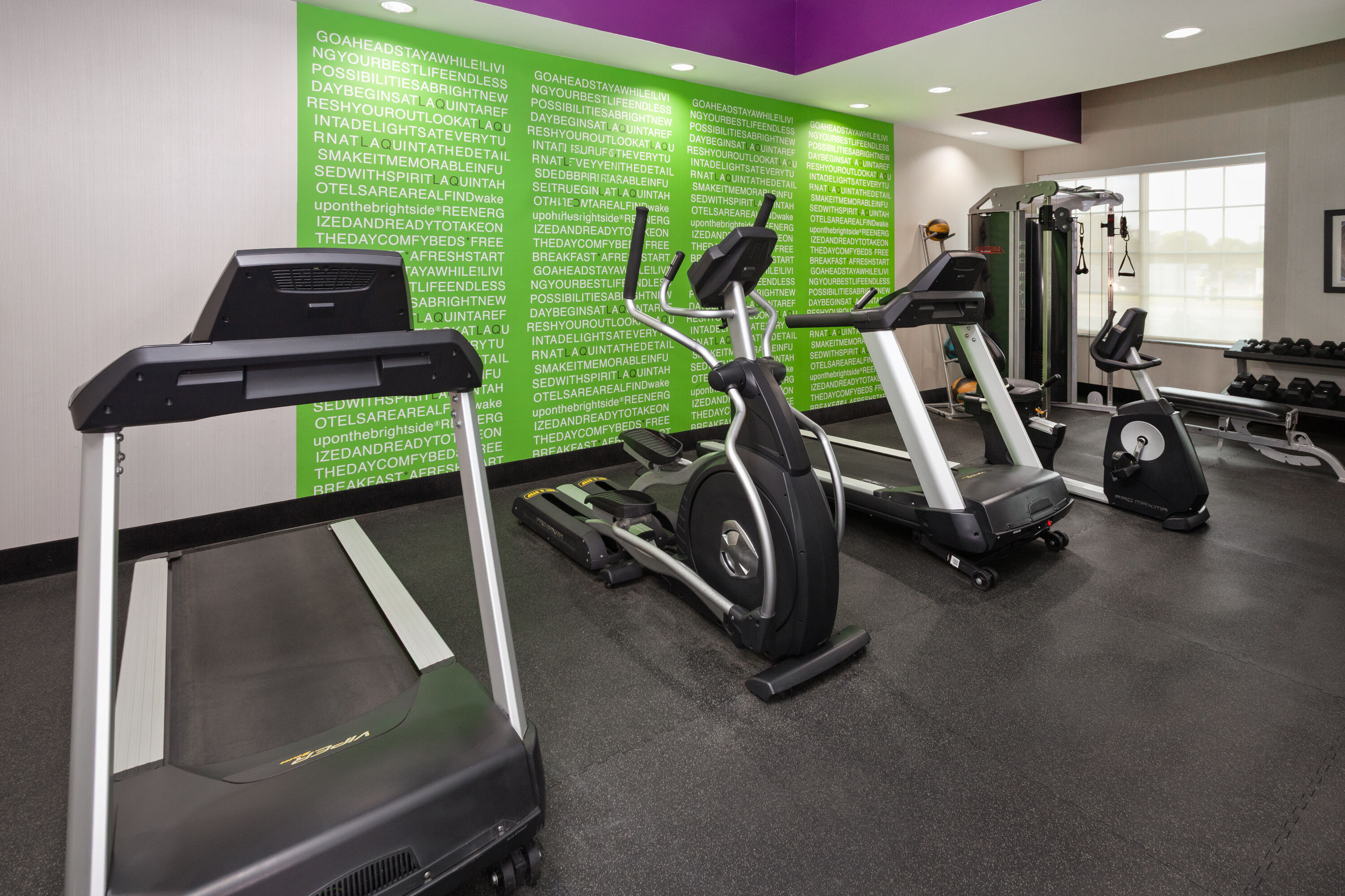 Fitness room at La Quinta Inn & Suites by Wyndham Springfield IL in Springfield, Illinois
