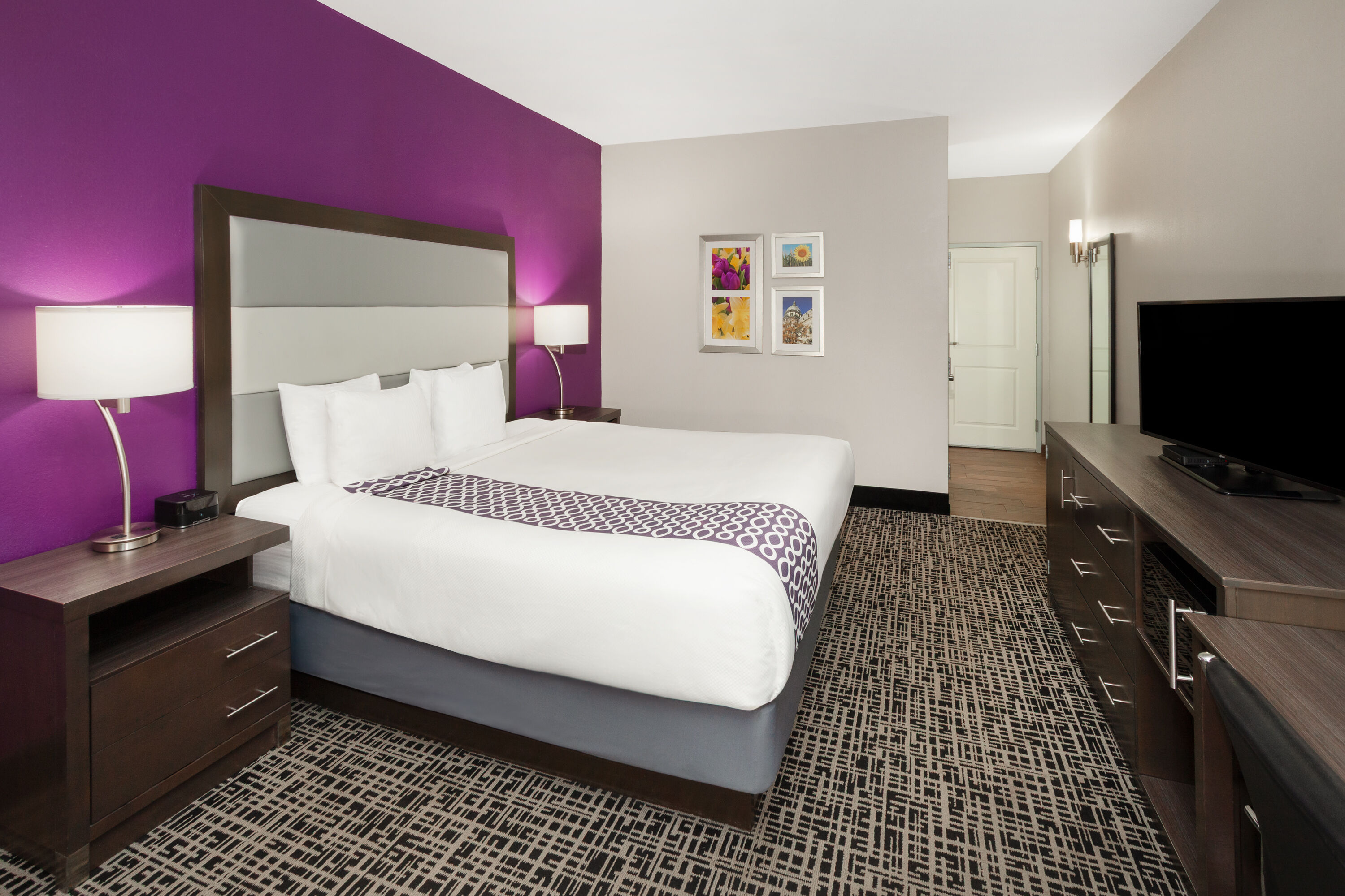 Guest room at the La Quinta Inn & Suites by Wyndham Springfield IL in Springfield, Illinois