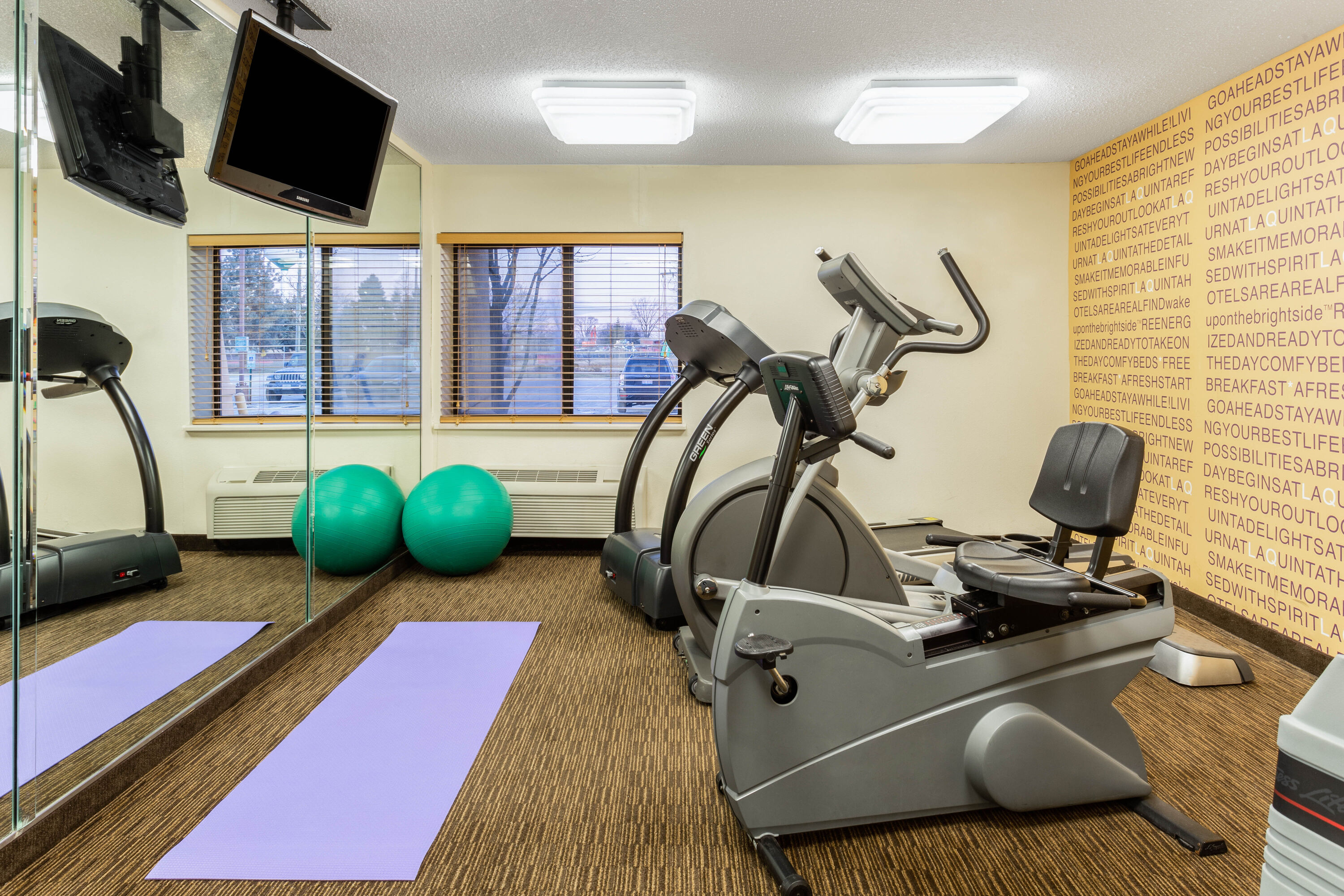 Fitness room at La Quinta Inn by Wyndham Chicago Willowbrook in Willowbrook, Illinois