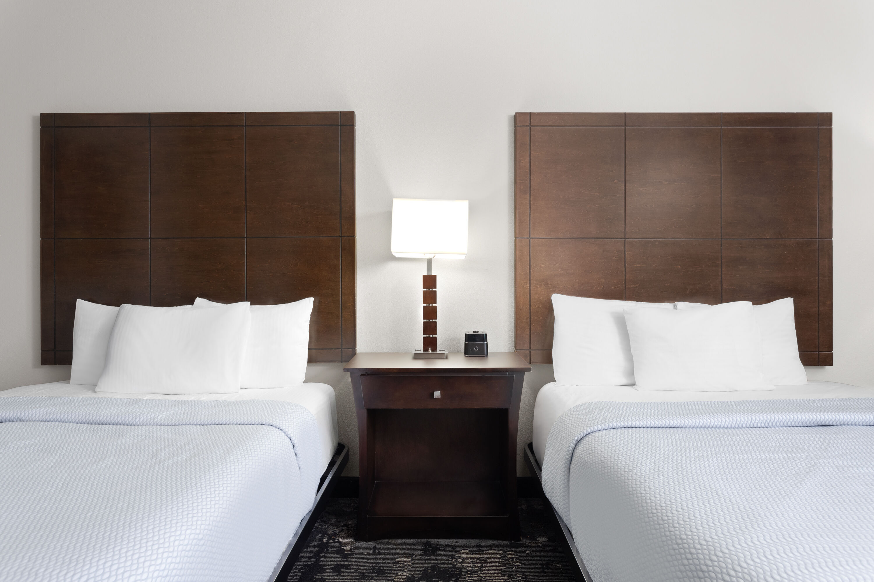 Guest room at the La Quinta Inn & Suites by Wyndham Columbus - Edinburgh in Columbus, Indiana