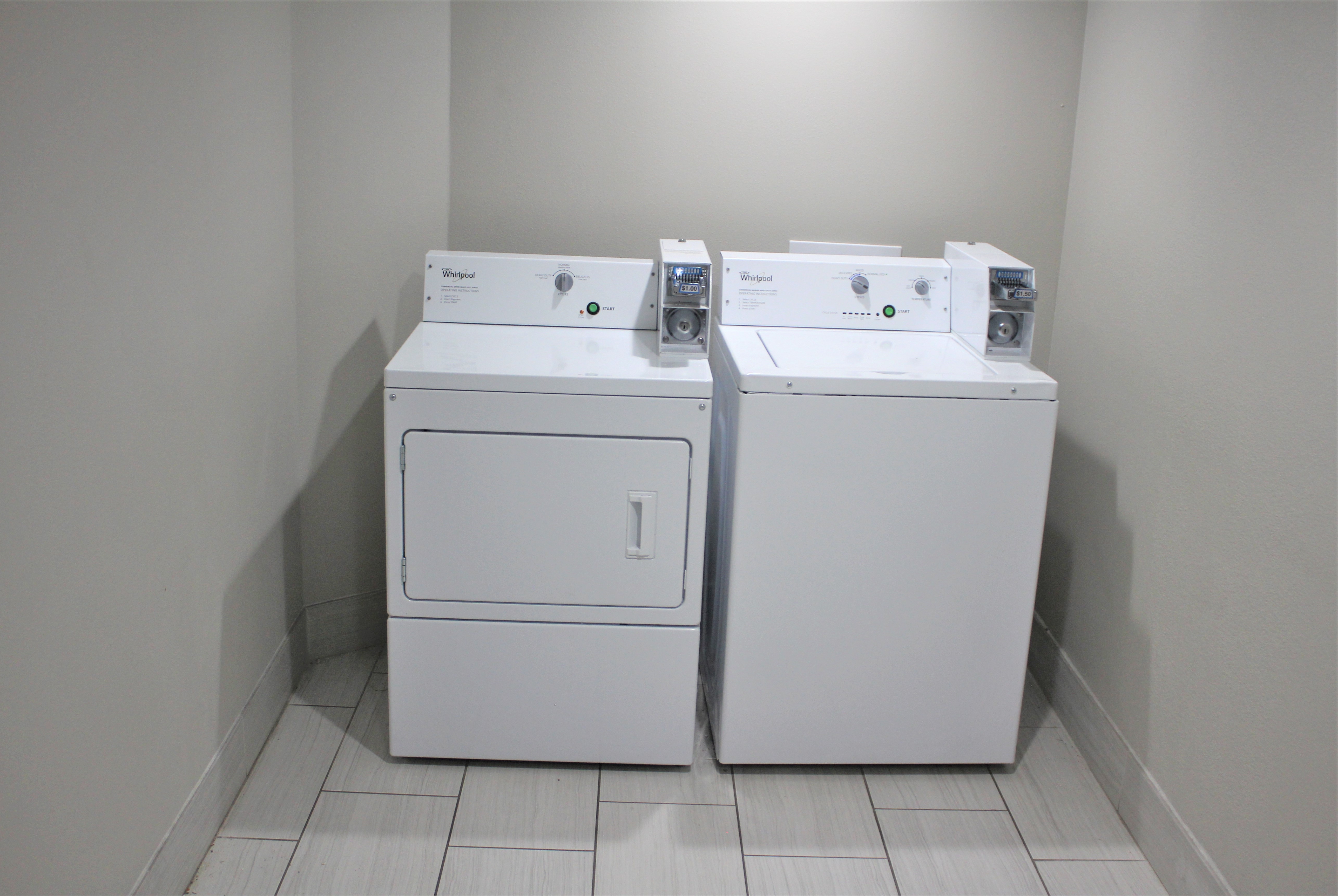 Laundry facilities at La Quinta Inn & Suites by Wyndham Indianapolis Downtown in Indianapolis, Indiana