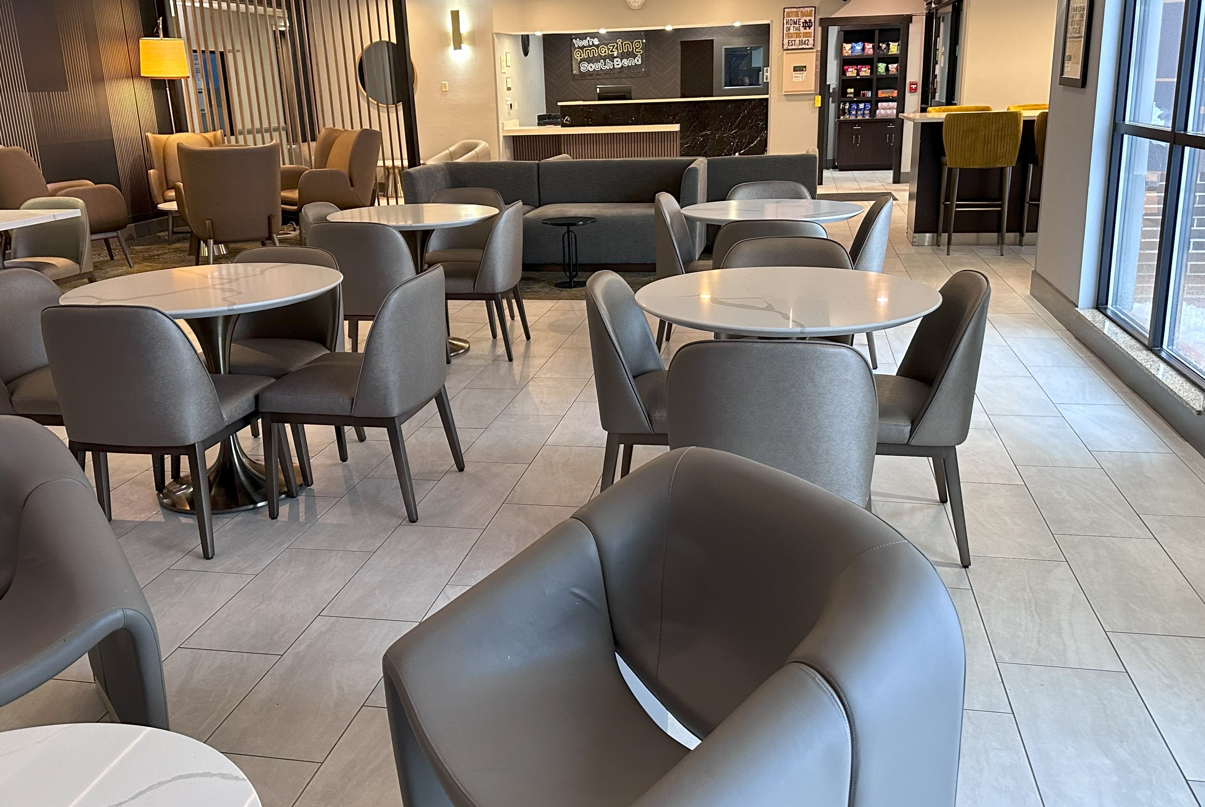 Free breakfast at La Quinta Inn & Suites by Wyndham South Bend in South Bend, Indiana