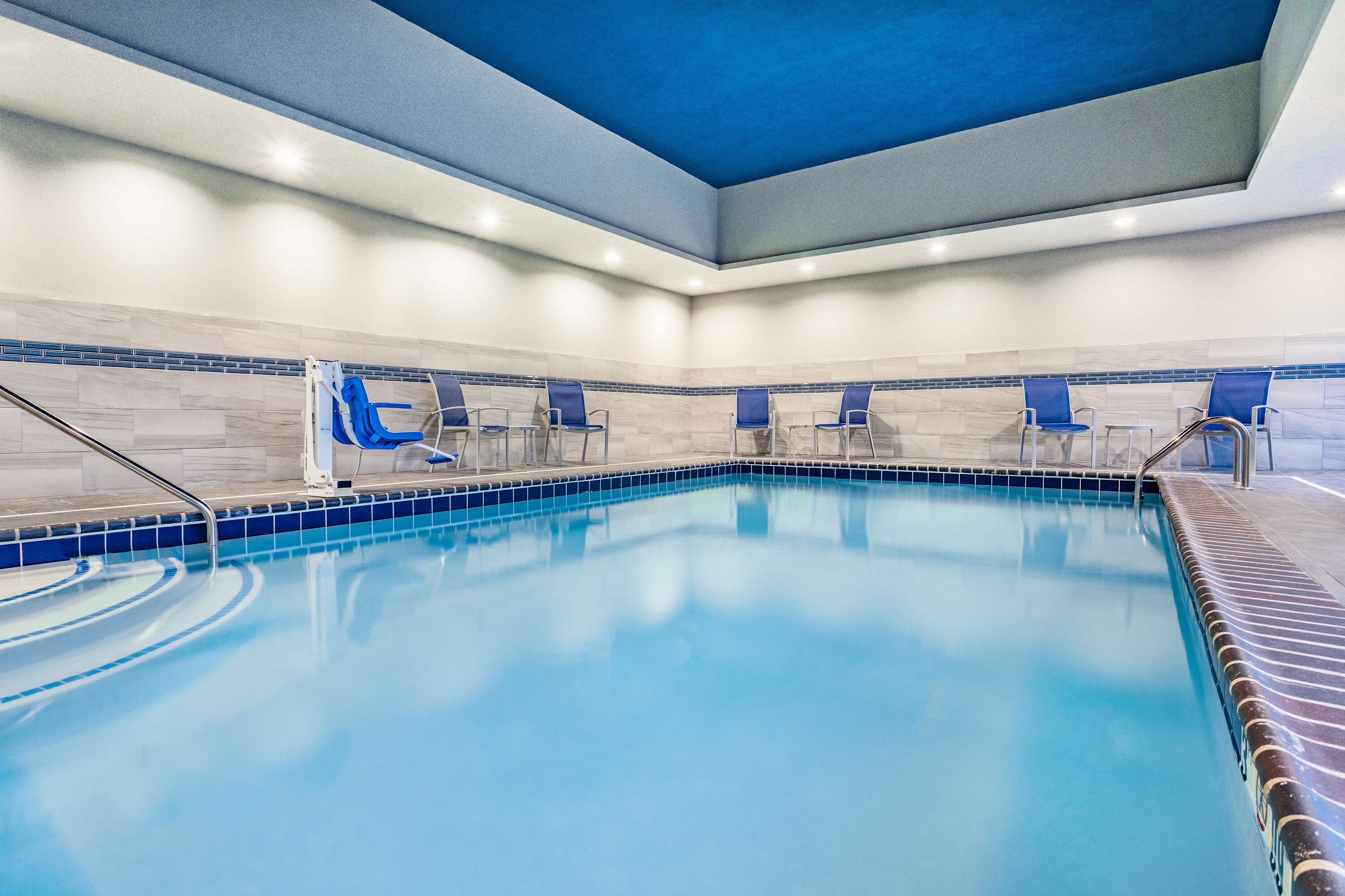 Pool at the LaQuinta Suites by Wyndham South Bend Notre Dame Area in South Bend, Indiana