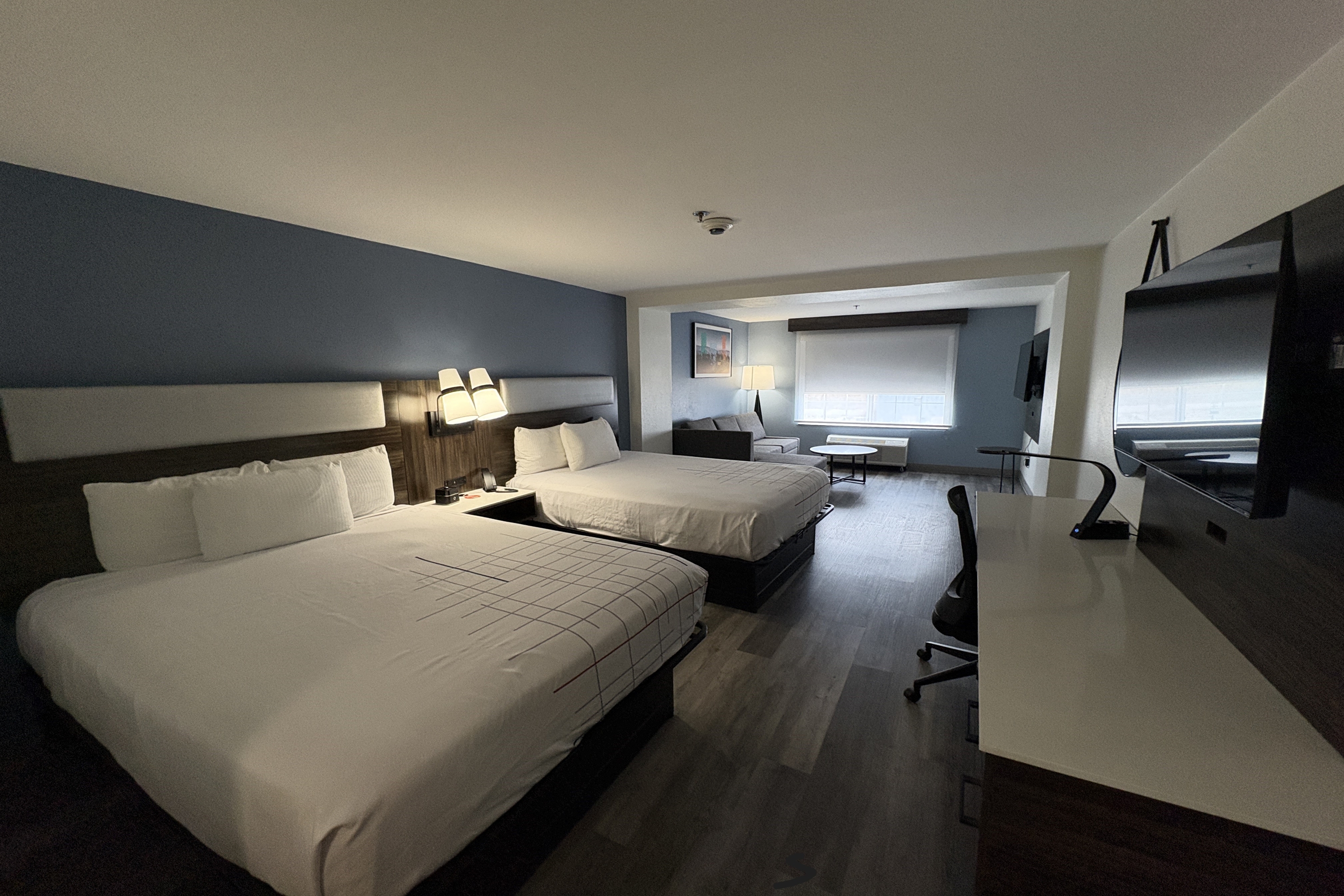 Guest room at the La Quinta Inn & Suites by Wyndham Dodge City in Dodge City, Kansas