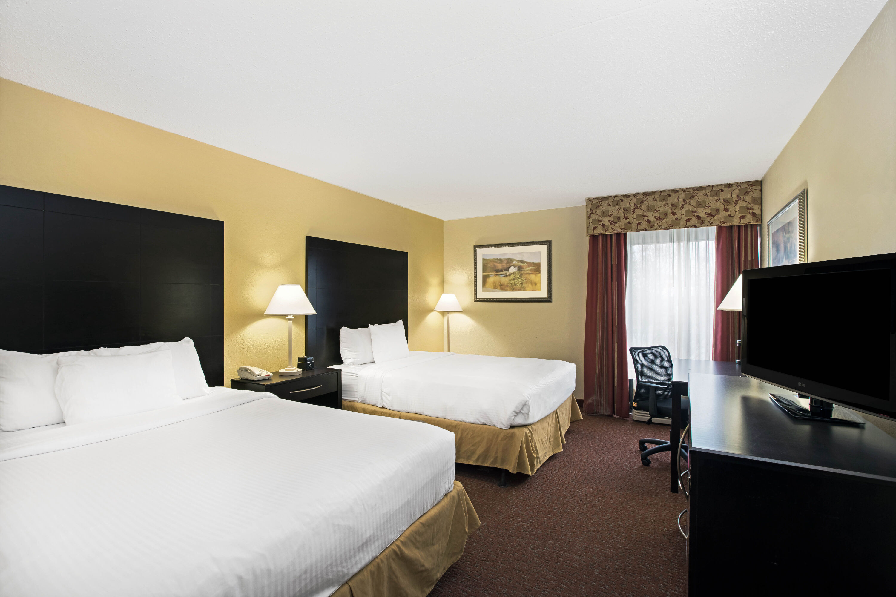 Guest room at the La Quinta Inn & Suites by Wyndham Salina in Salina, Kansas