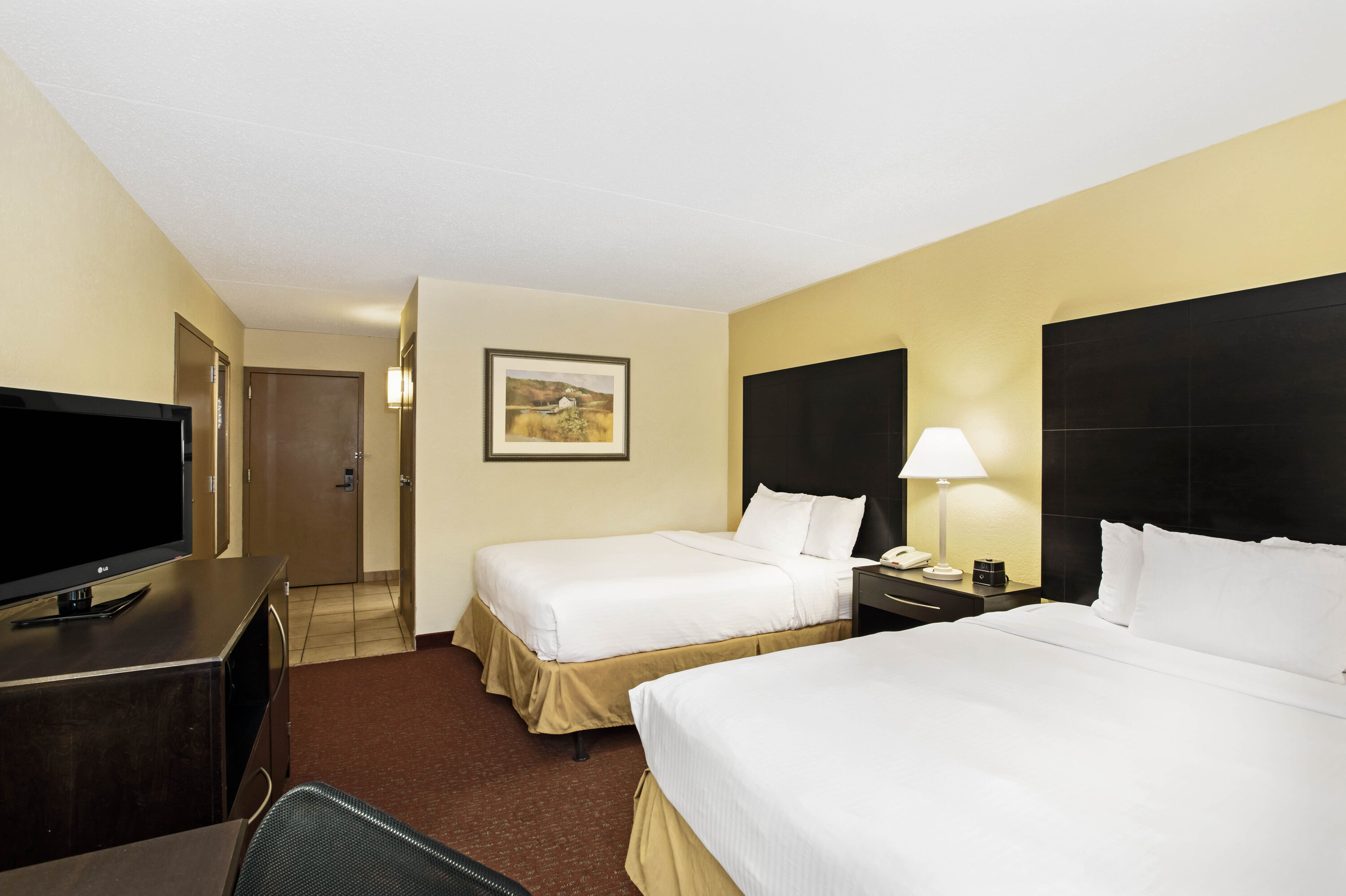 Guest room at the La Quinta Inn & Suites by Wyndham Salina in Salina, Kansas