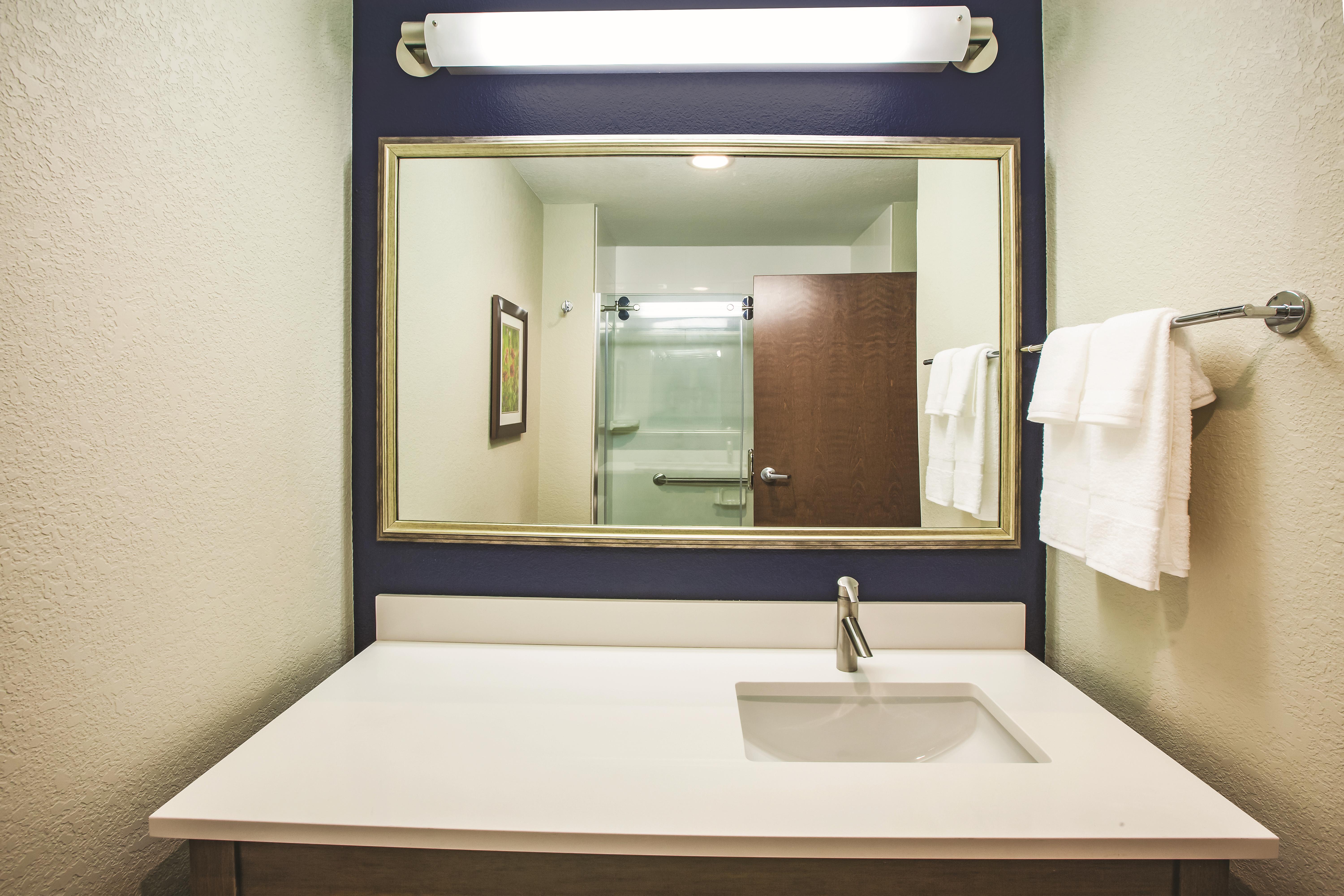Guest room at the La Quinta Inn & Suites by Wyndham Wichita Northeast in Wichita, Kansas