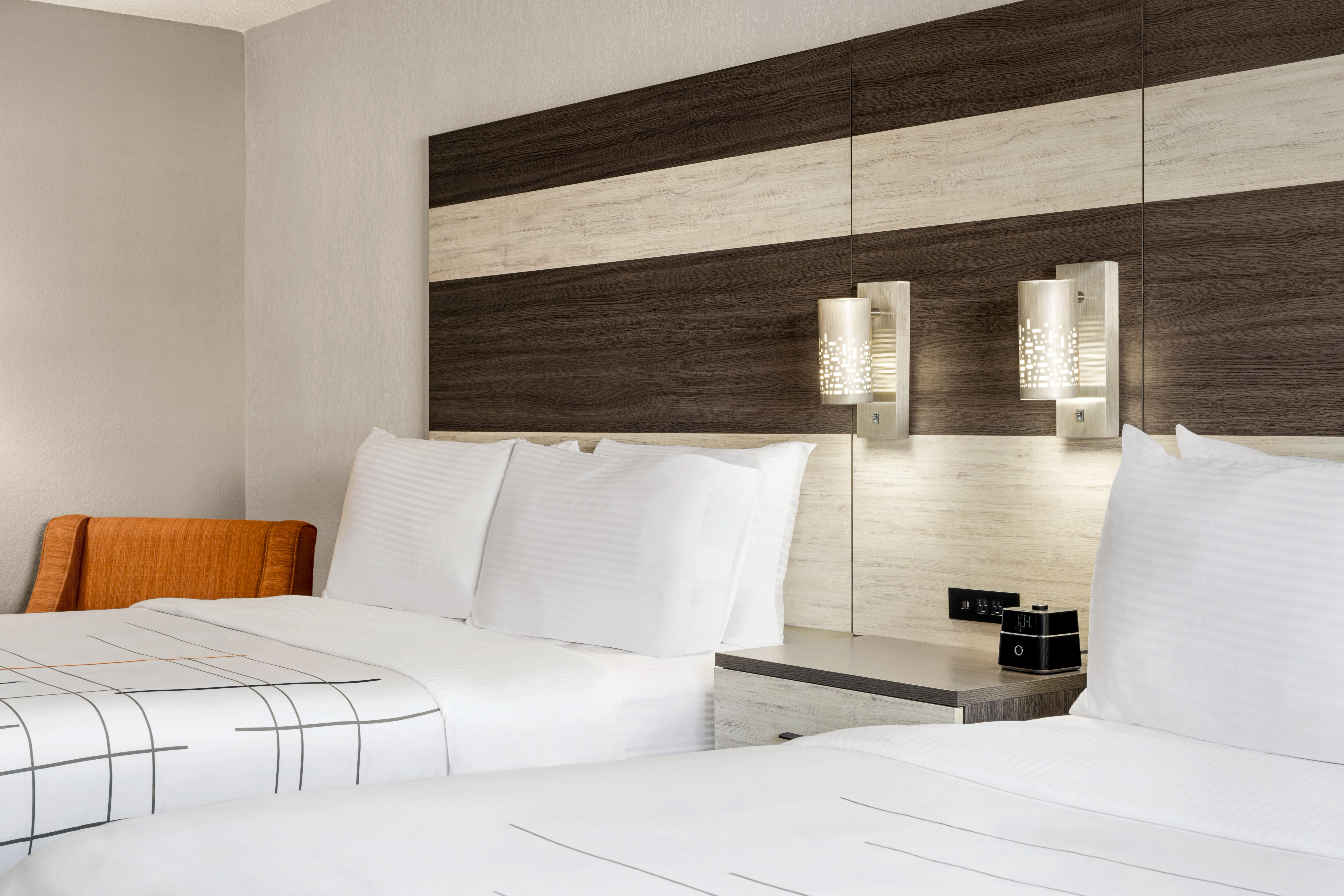 Guest room at the La Quinta Inn Lexington/Horse Park in Lexington, Kentucky