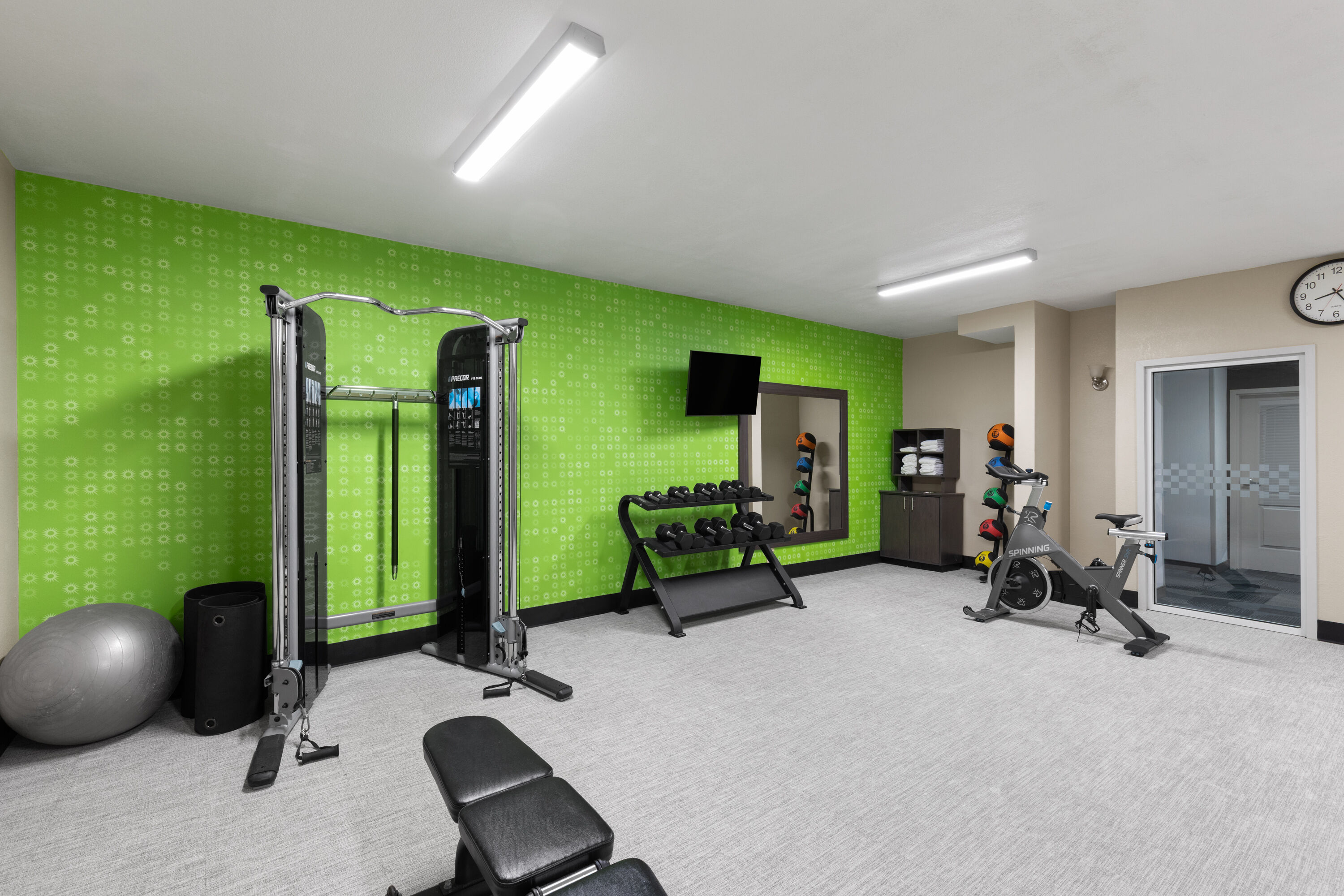 Fitness room at La Quinta Inn & Suites by Wyndham Lexington South / Hamburg in Lexington, Kentucky